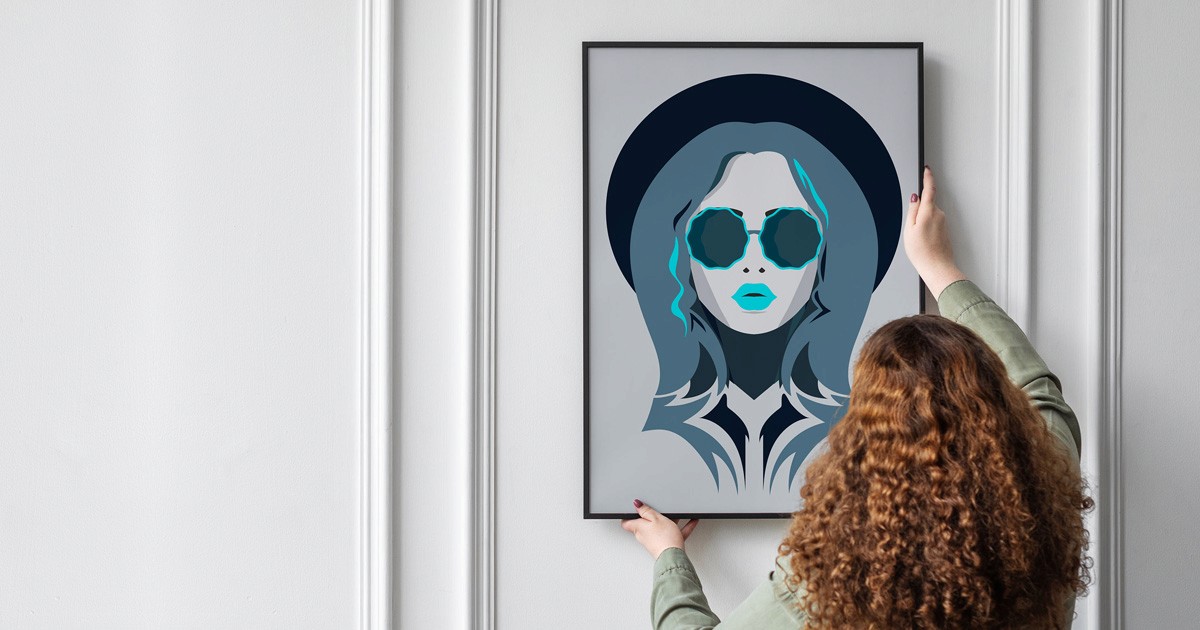 How to print and frame your digital art downloads