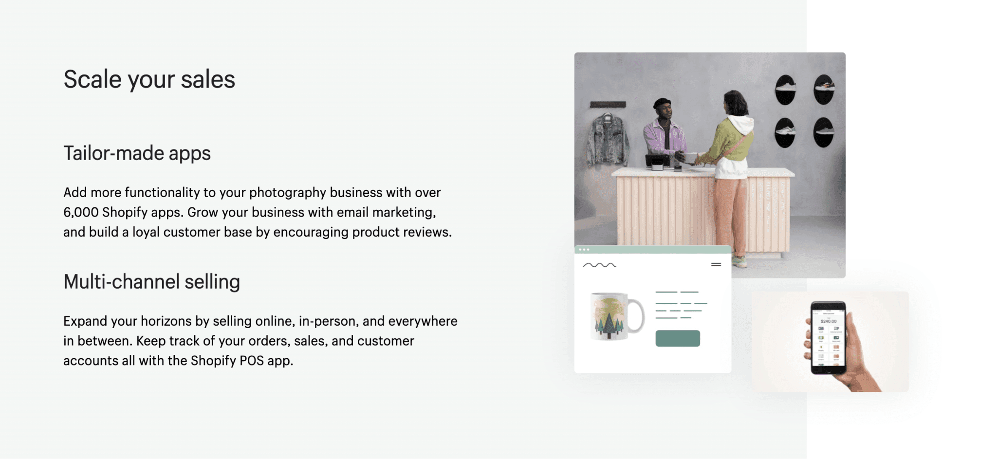 Shopify Photographers apps and multi-channel selling