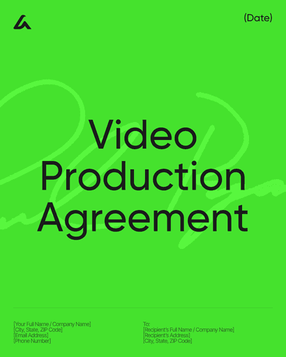 Video Production Agreement