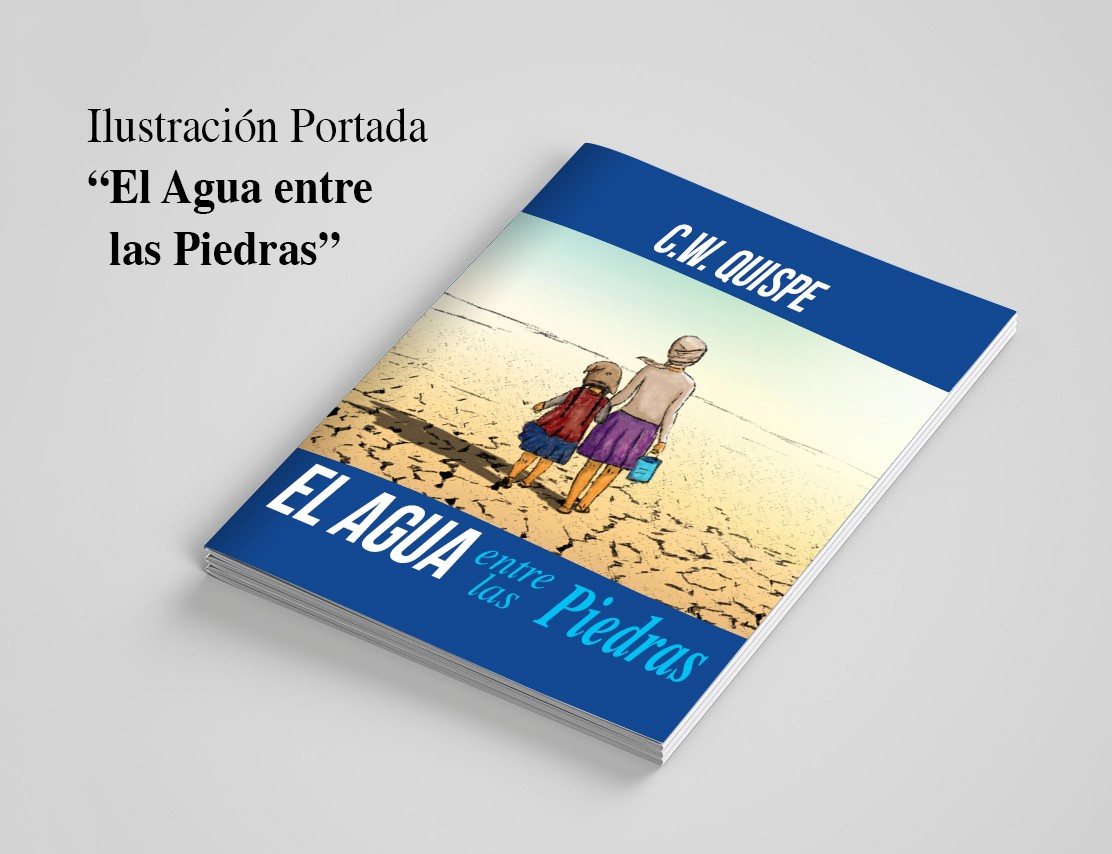 Ilustración de portada para cuento largo