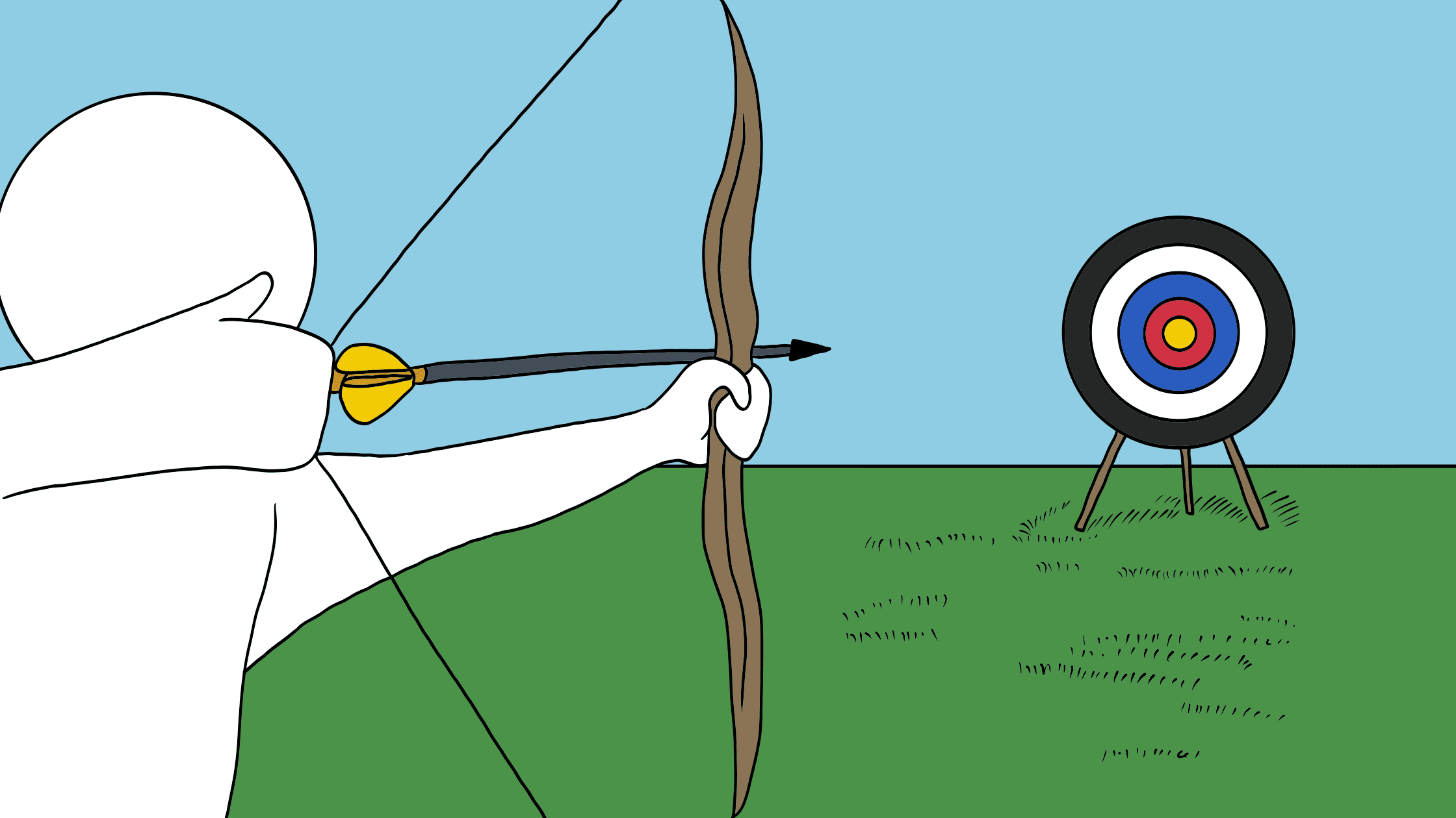 a black and white living room with a large tv