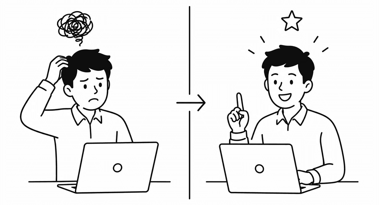 Man in Office Setting