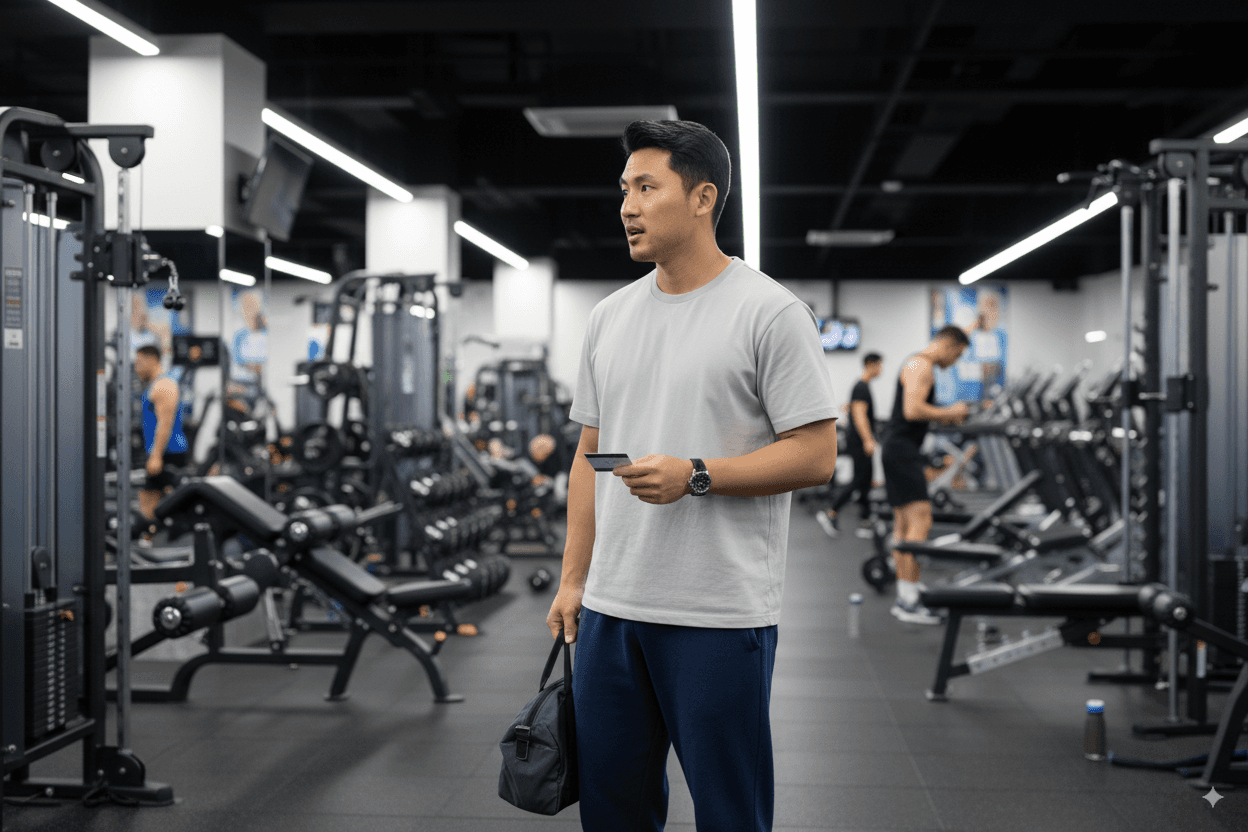 A man standing with Sufboard