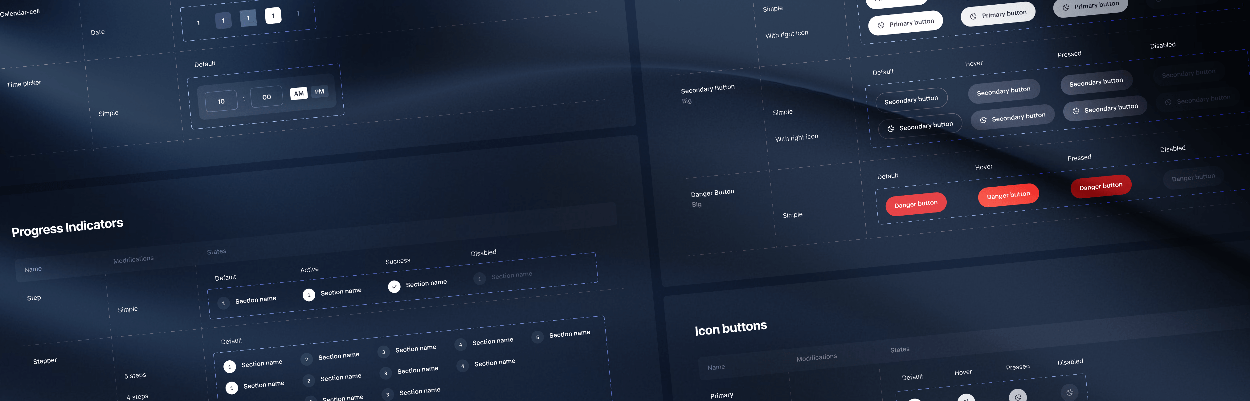 Scalable digital product design system and UI components
