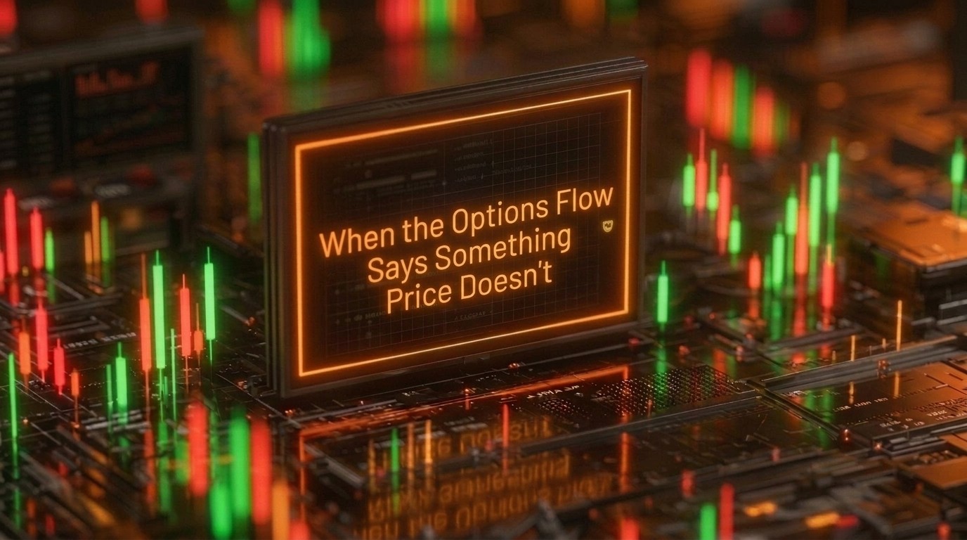 How to identify and act on divergences between price action and options flow