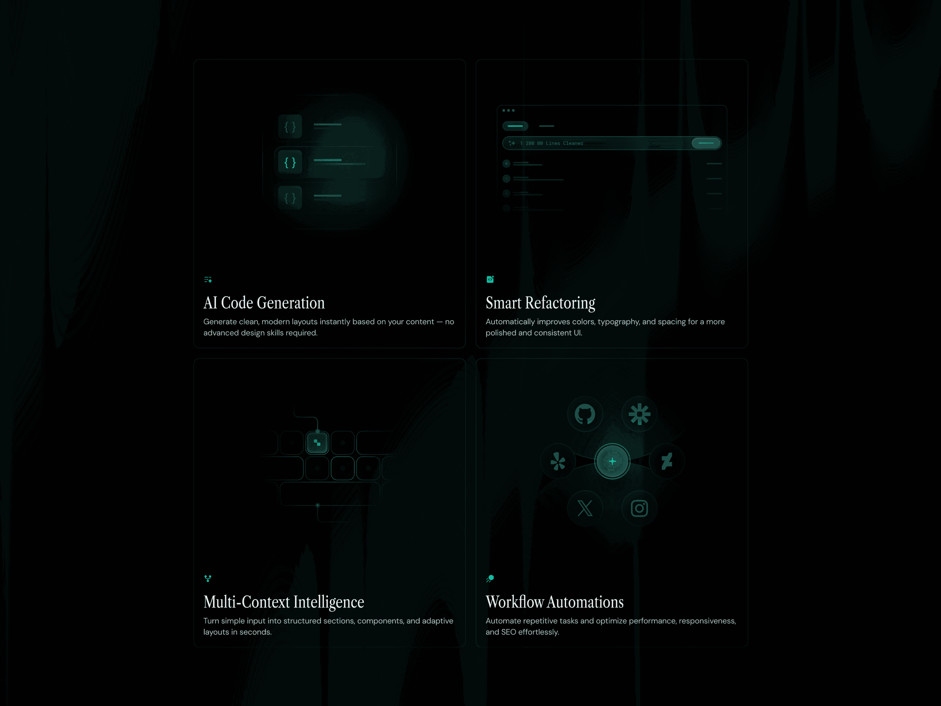 Createx is a modern AI SaaS website template designed for startups, developers, and creators. It features a clean dark UI, smooth interactions, and high-converting sections including hero, features, pricing, blog, and more. Built for performance, scalability, and a premium user experience.