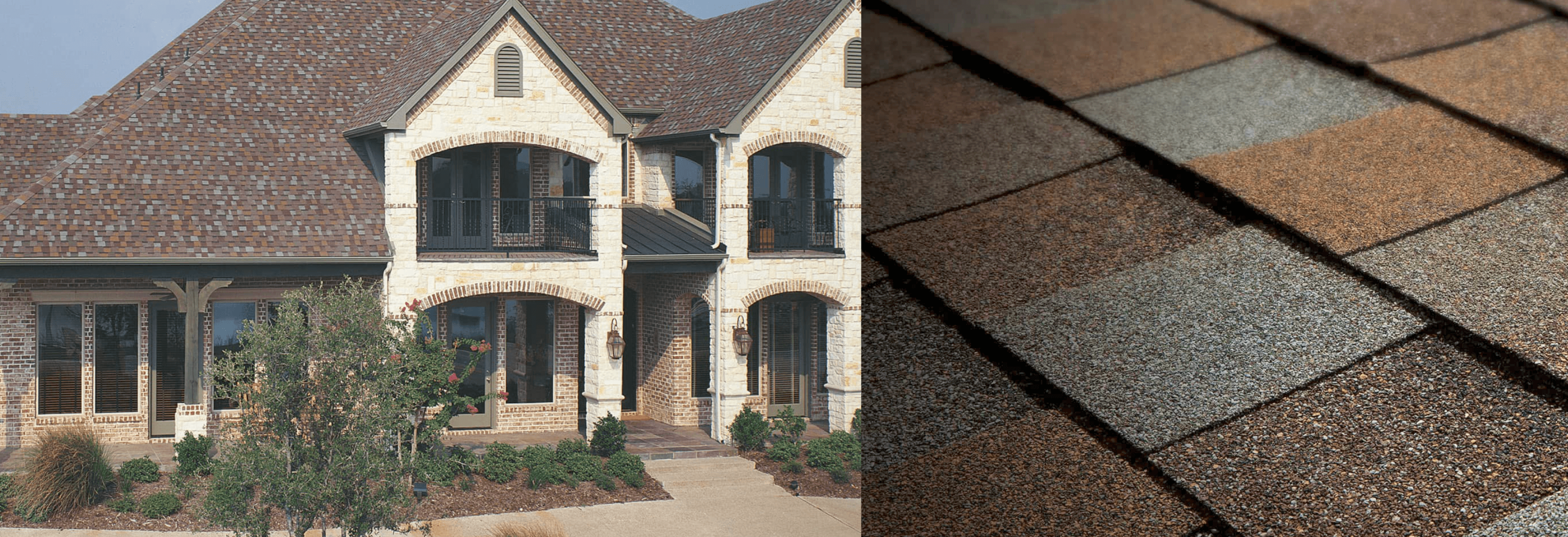 Product beauty and swatch combination shot for Tamko