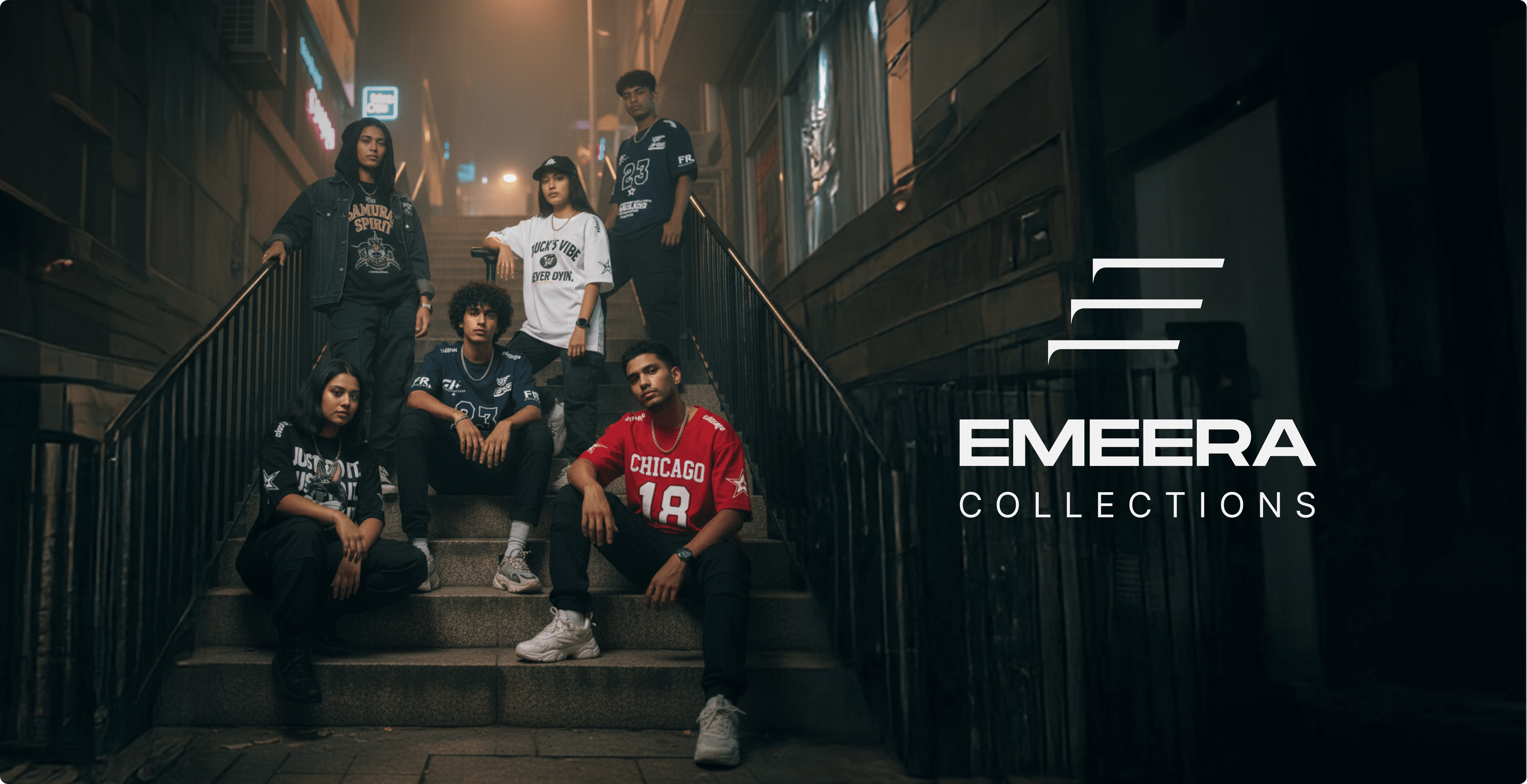 Emeera Collections is a modern streetwear brand focused on clean aesthetics, elevated basics, and timeless design. What started as a simple logo redraw evolved into a complete brand transformation — redefining the visual identity to better reflect the brand’s direction and ambition.
