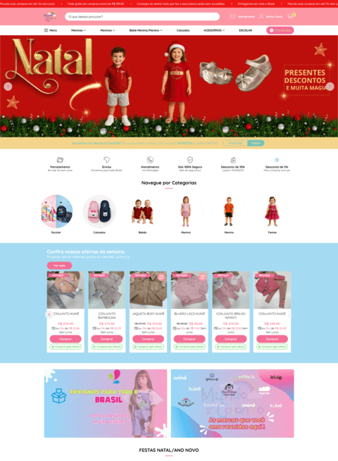 Site Mundo Colorido da Helena