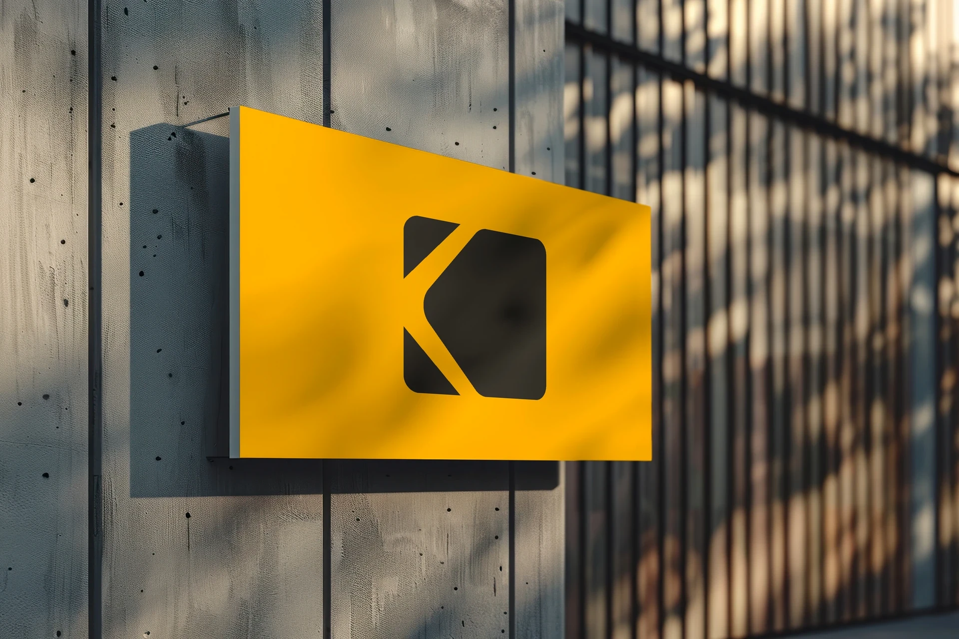 Kodak signage displayed on an exterior wall, capturing the brand’s historic presence in public spaces.