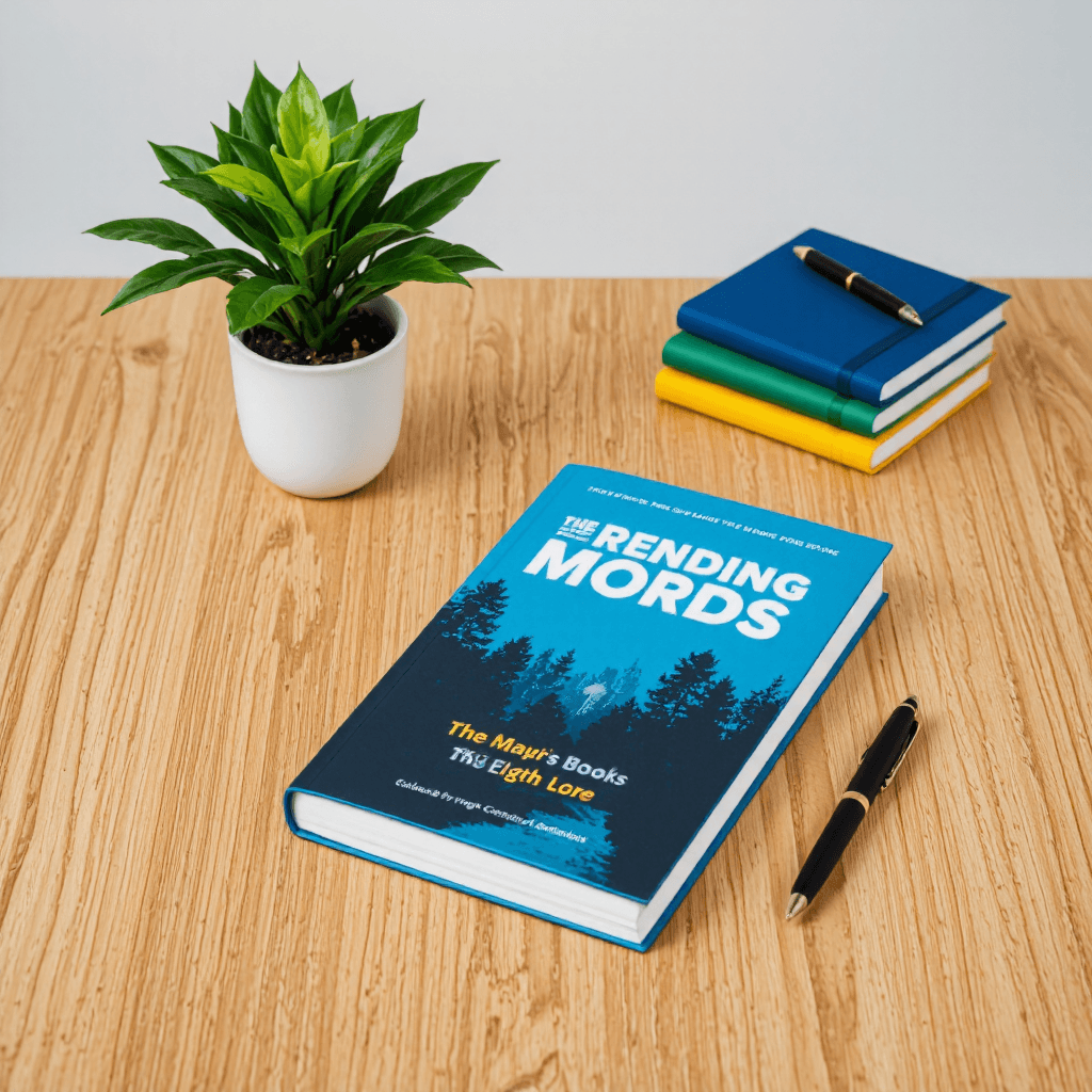 product photography of book