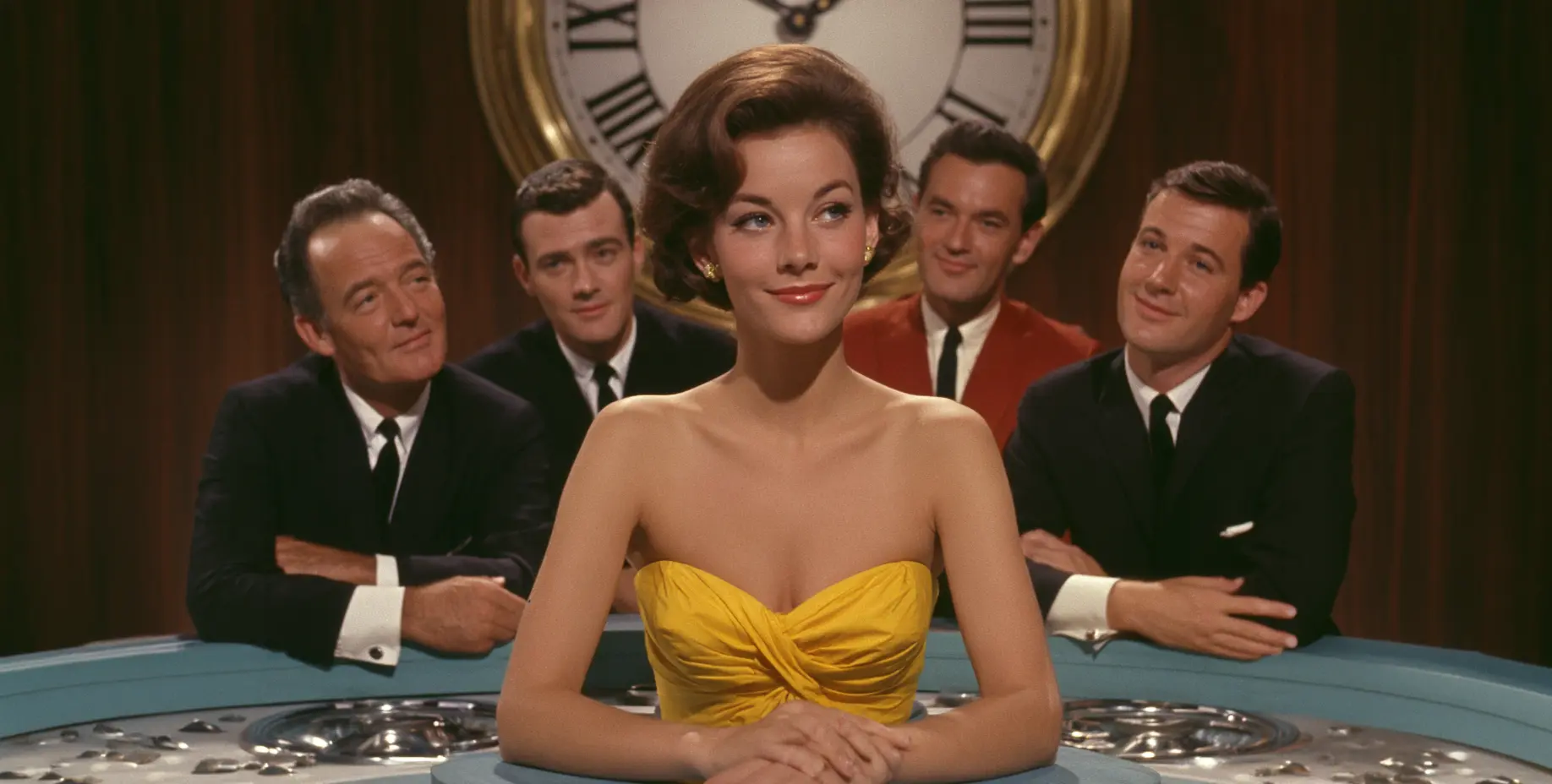 4 men trying to impress one woman