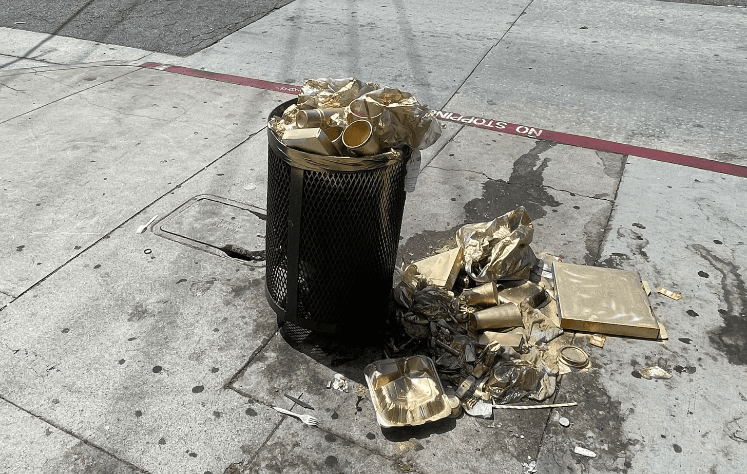 Everything Gold Will Stay, 2025, Glazed Paradise, Los Angeles, uncommissioned.