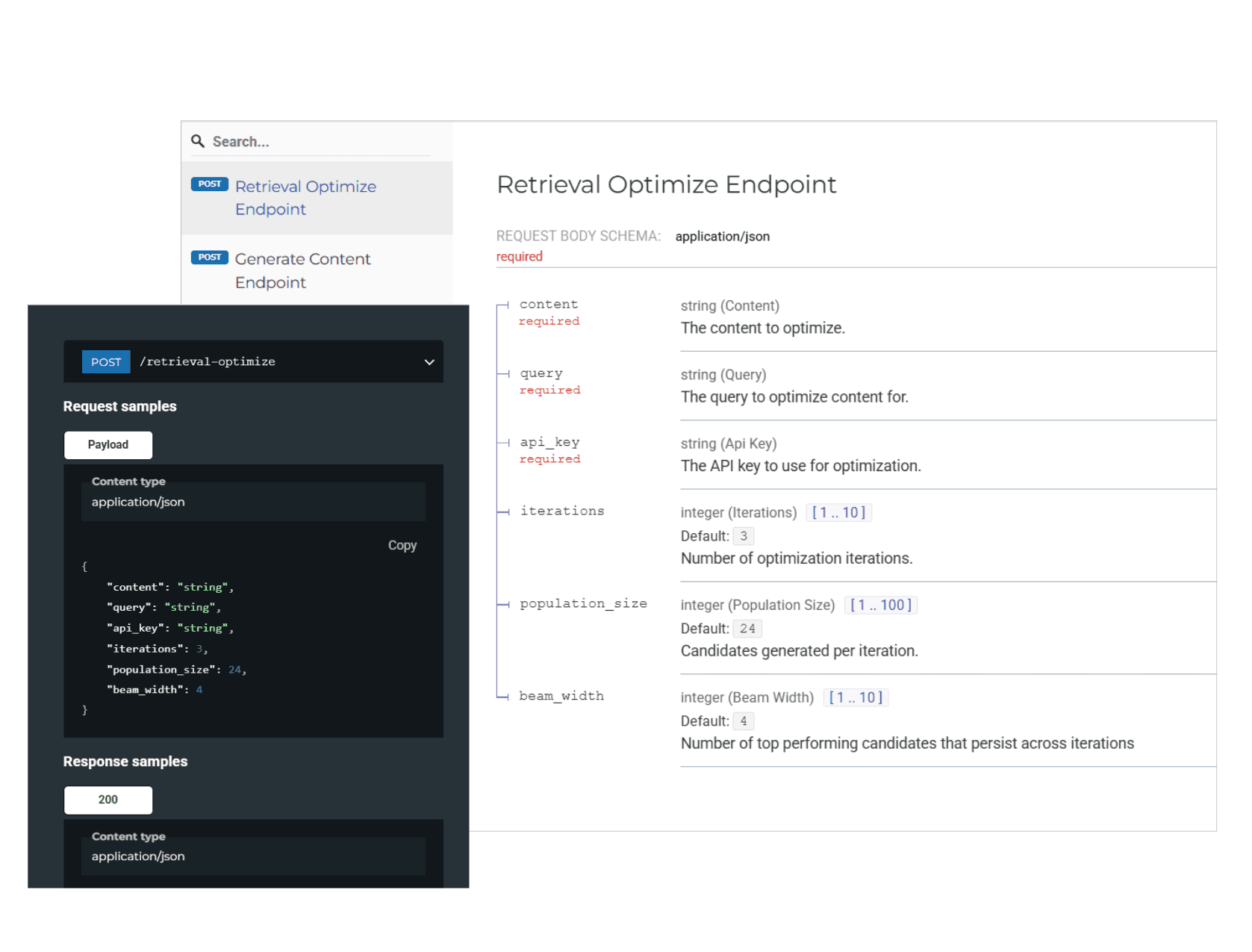 LLM SEO content APIs for AI search platforms