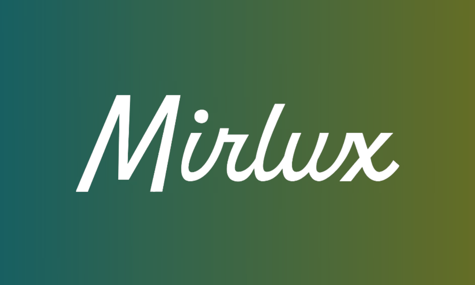 Mirlux logo wit