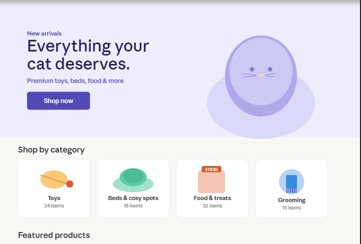 viral cat products e-commerce brand