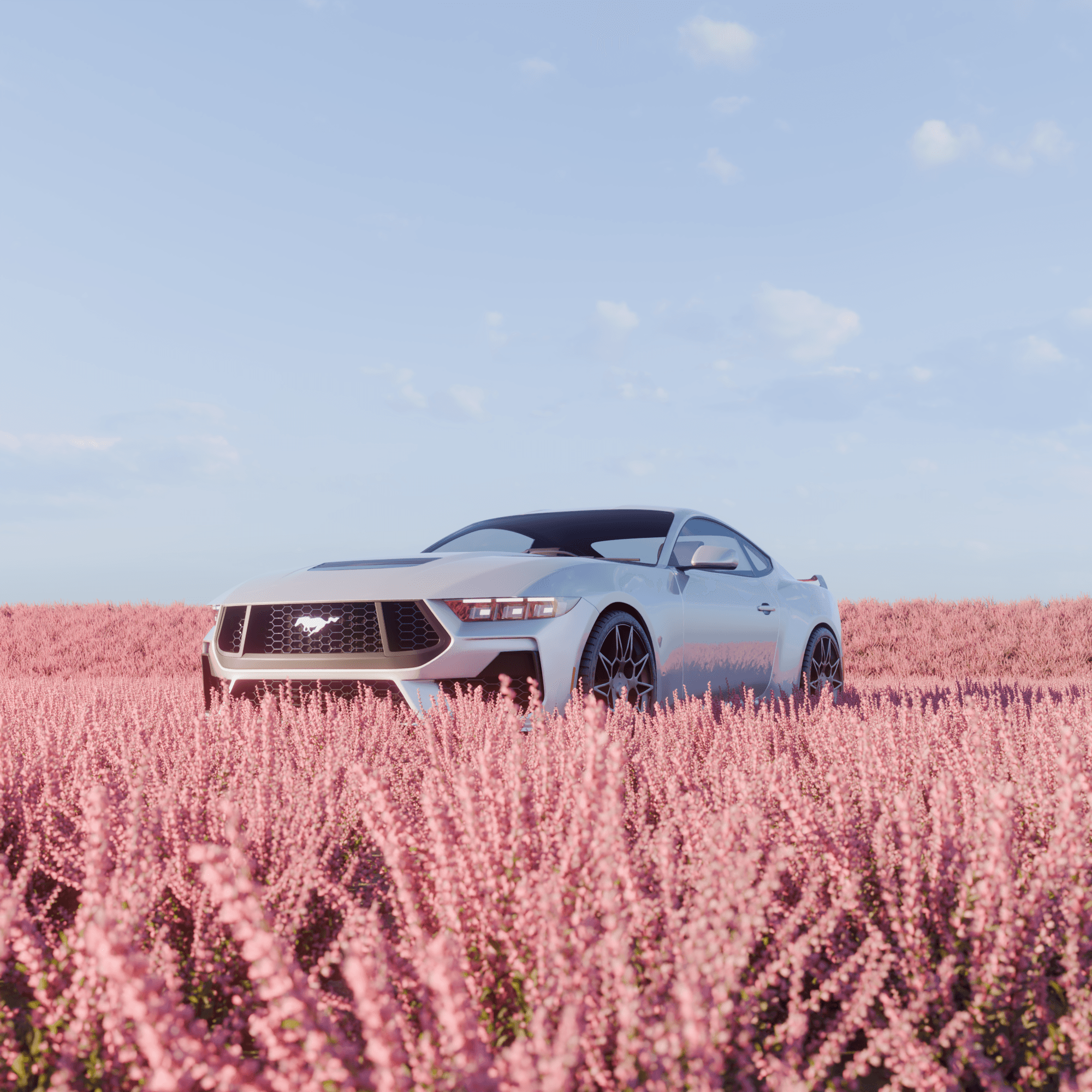 A black female model