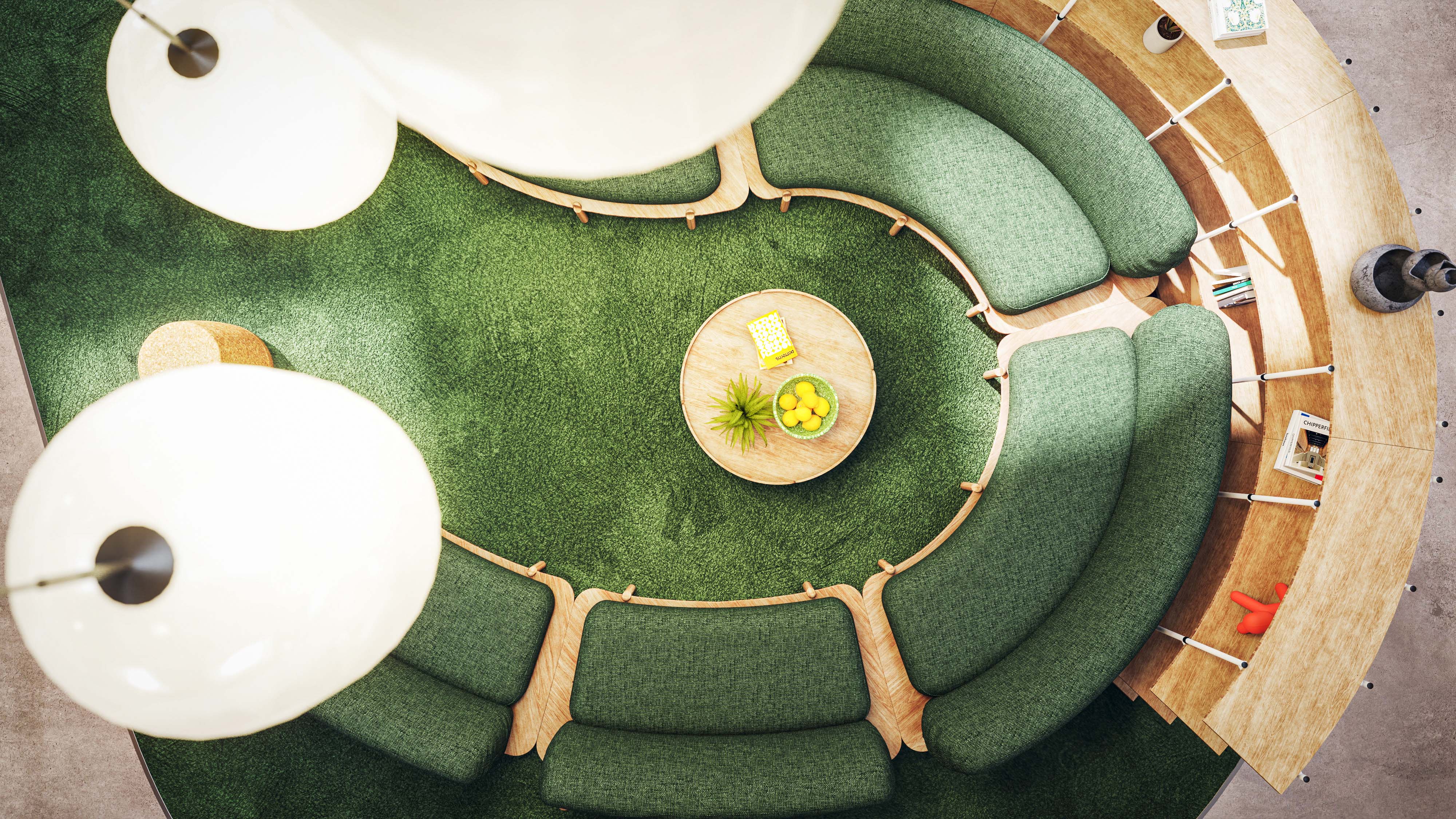 Manchester top CGI company  crafting stunning visuals for Frovi Frӧvi Bae Sofa Furniture pixelspaces Clerkenwell Design Week CDW