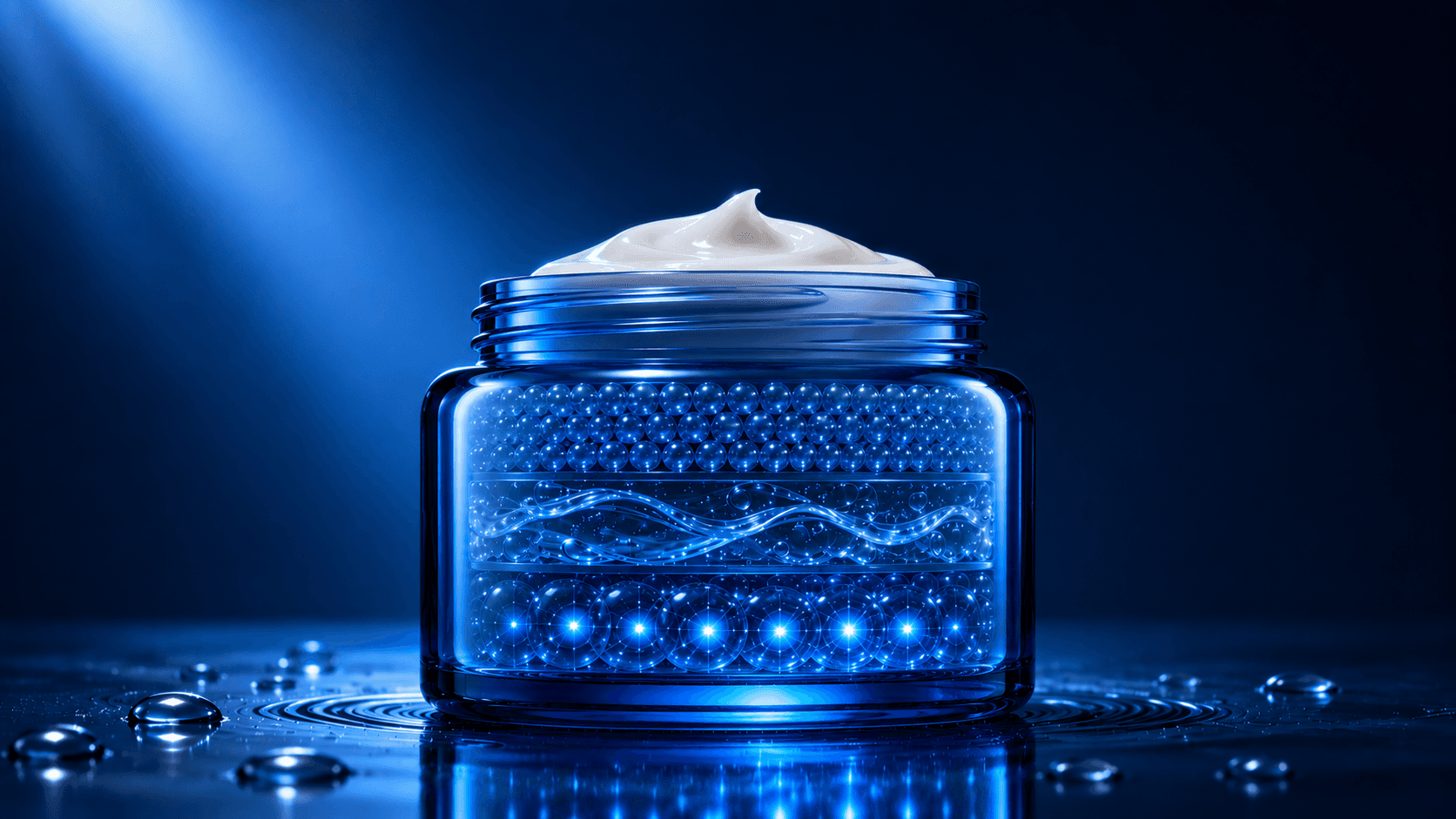 AI motion graphics thumbnail featuring La Roche-Posay hydrating face cream, showcasing product advertising and promotional design.