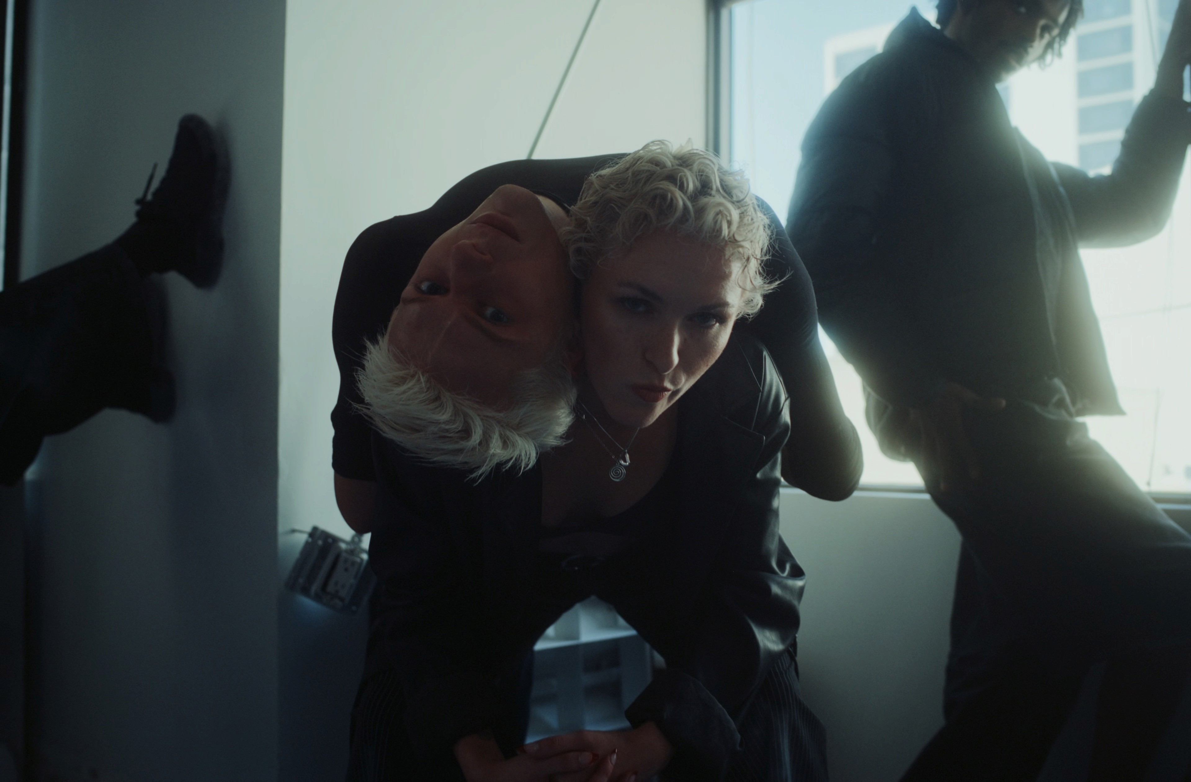 Still from Dayburn, a music video for Monika Felice Smith (2025).