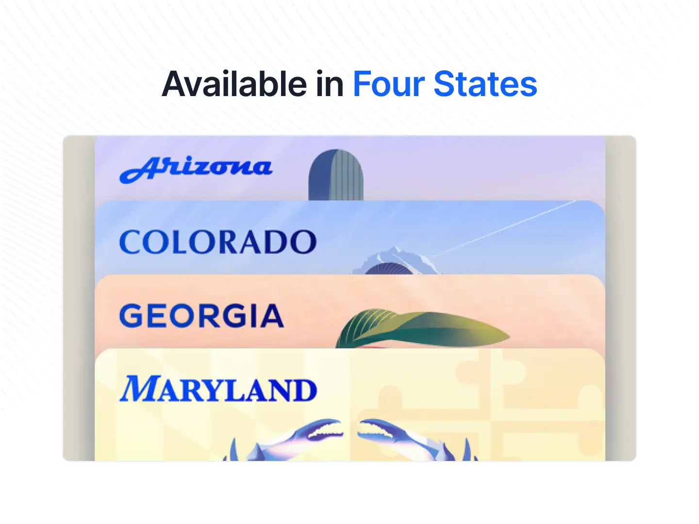 Mobiel drivers license available in 4 different states