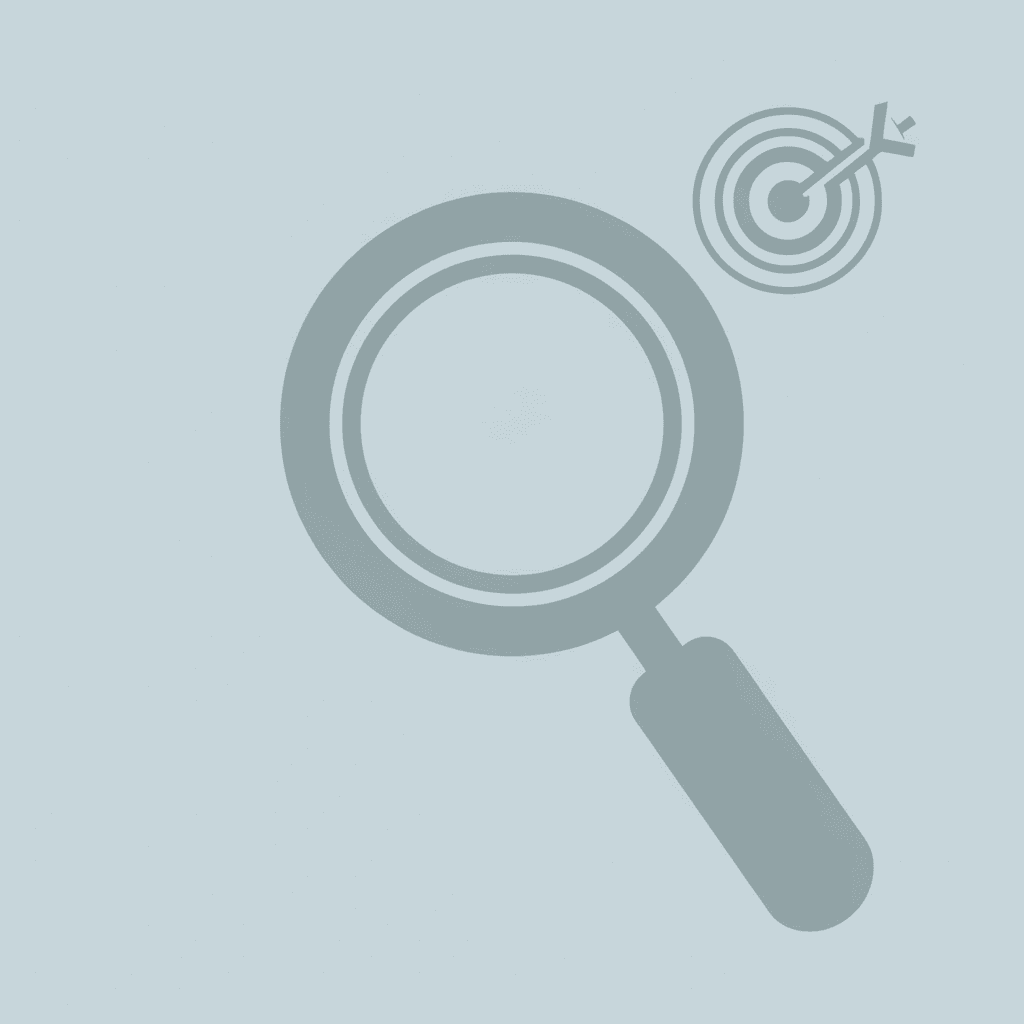 Magnifying glass highlighting the importance of focusing applications on scholarships matching your career path