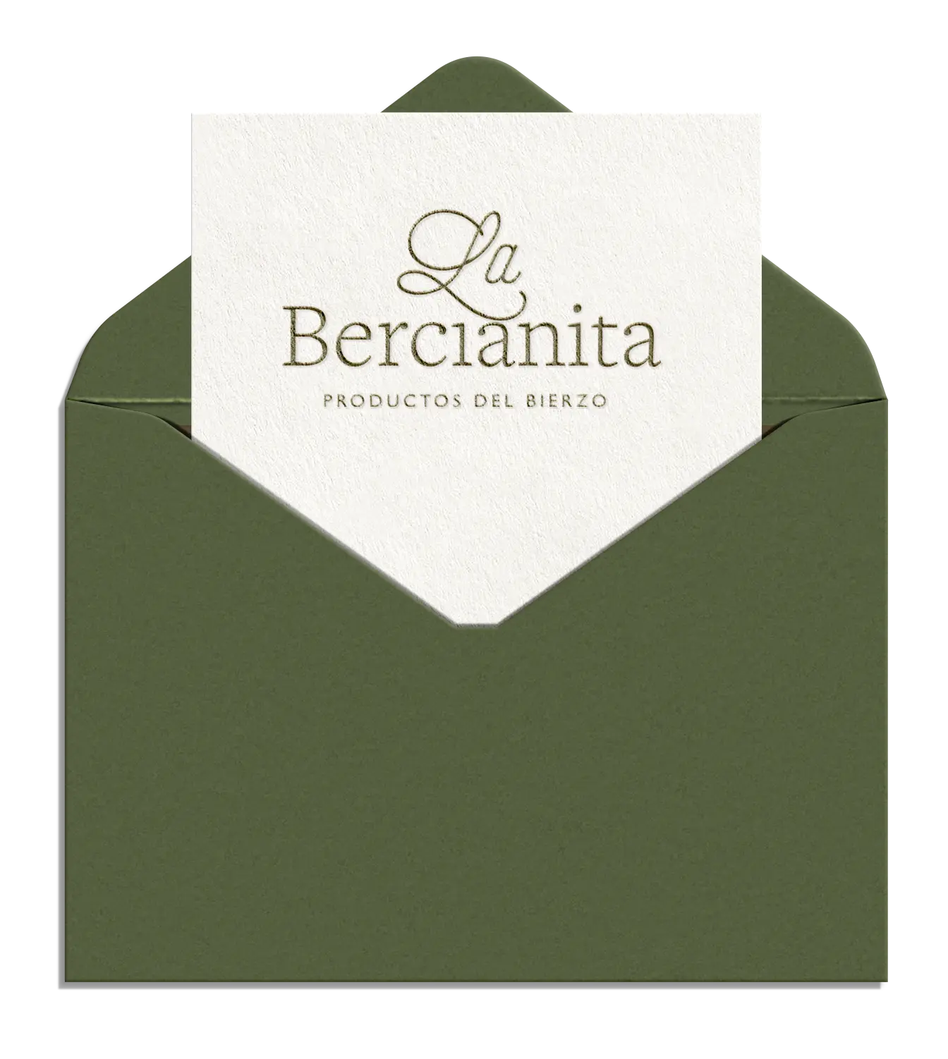 Carta a La bercianita. La mejor fábrica de pimientos asados del Bierzo.