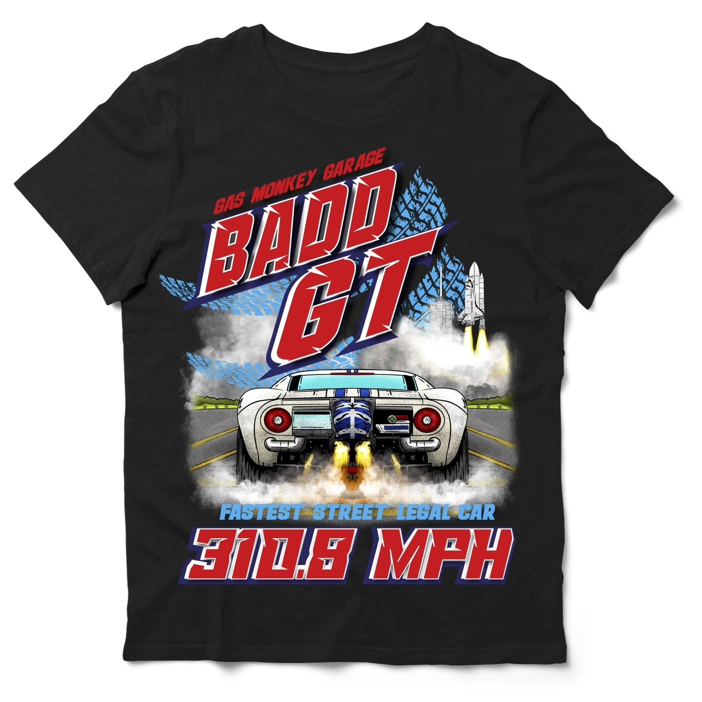 Gas Monkey Garage Badd GT Shirt Design Mockup