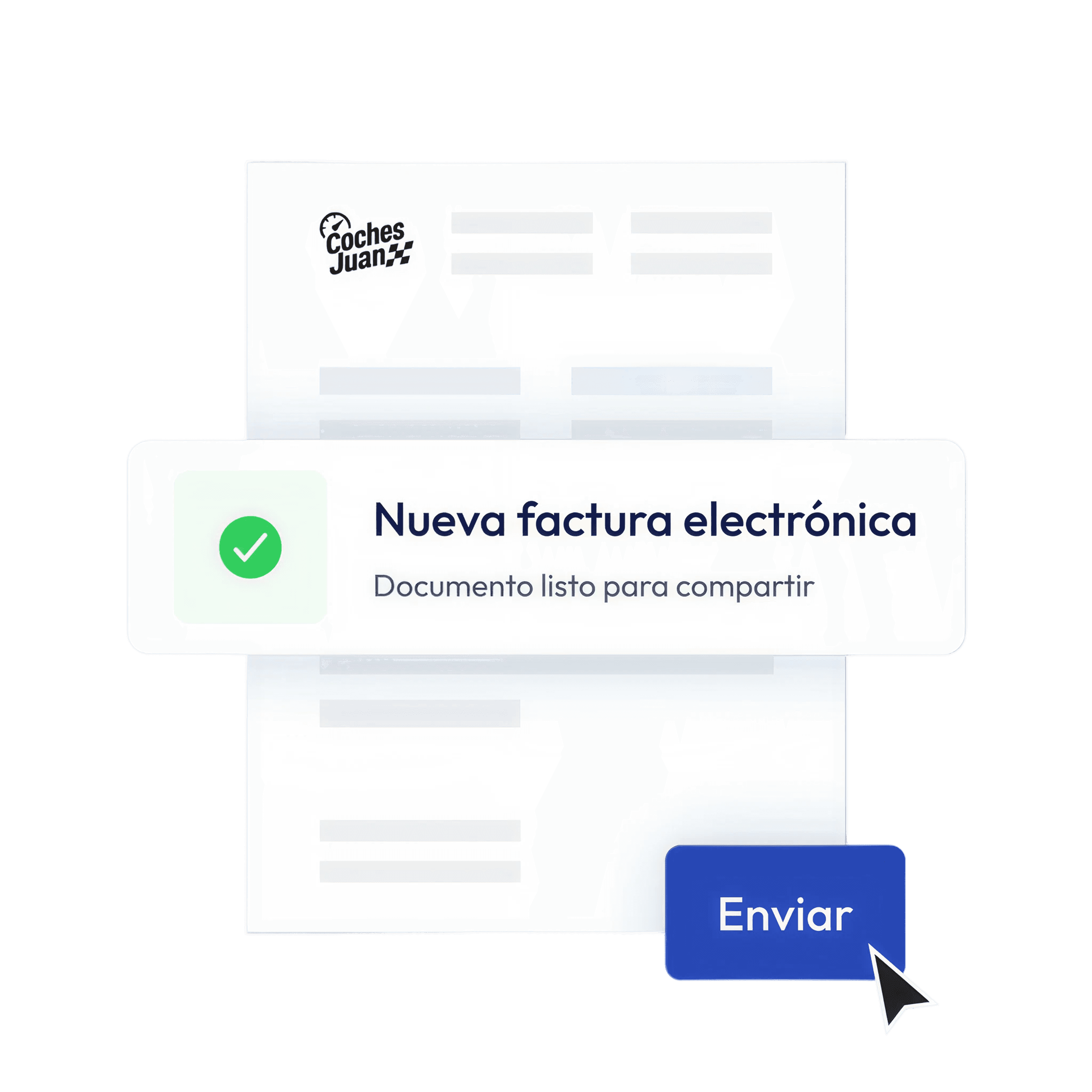 Electronic invoice ready to share. Document from Coches Juan.