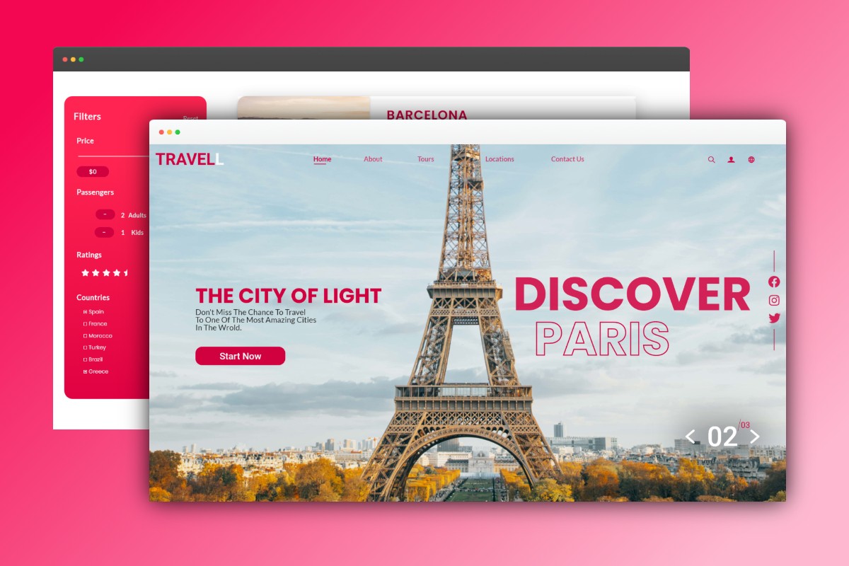A mockup of screenshot for an app