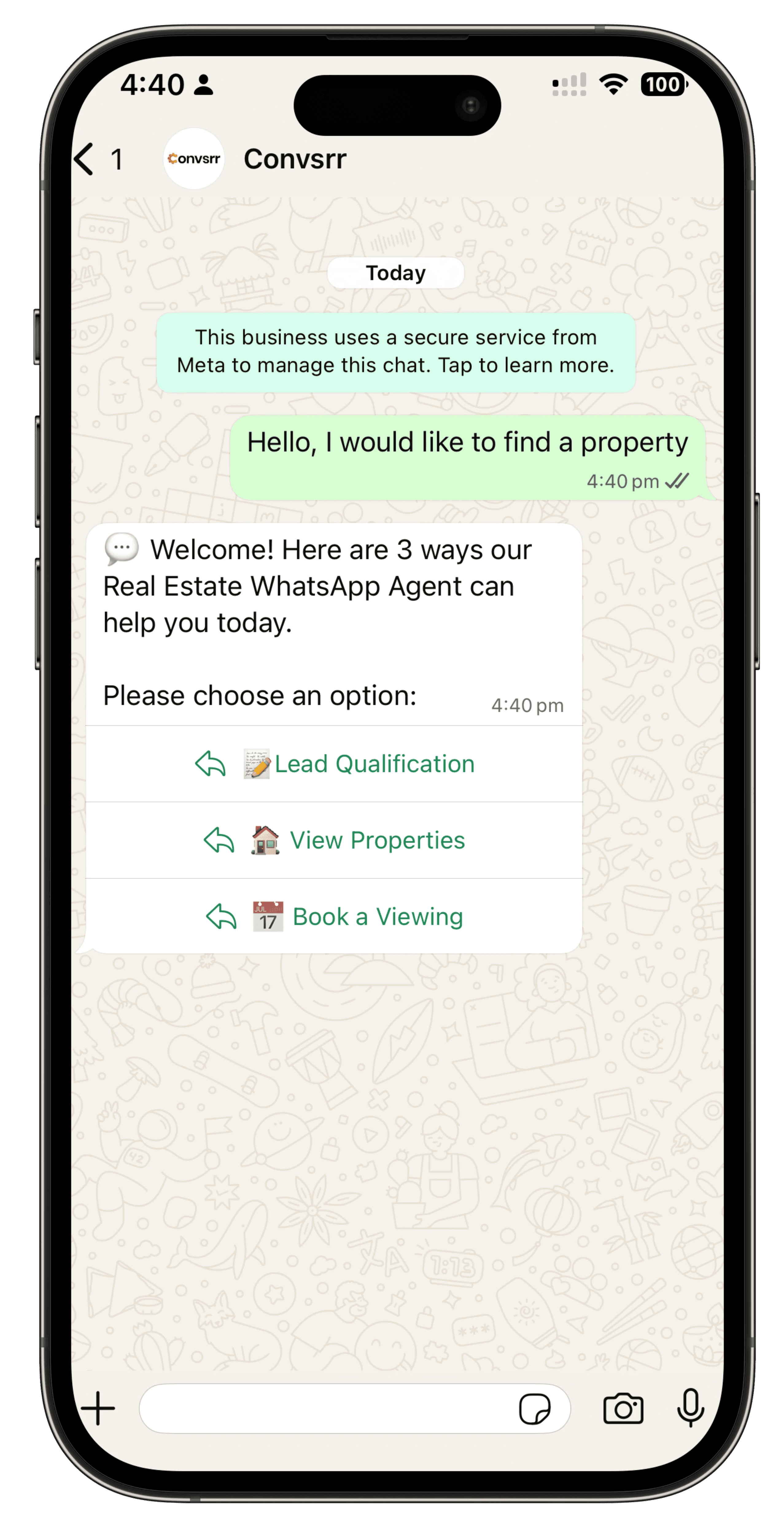 WhatsApp - Real Estate Demo