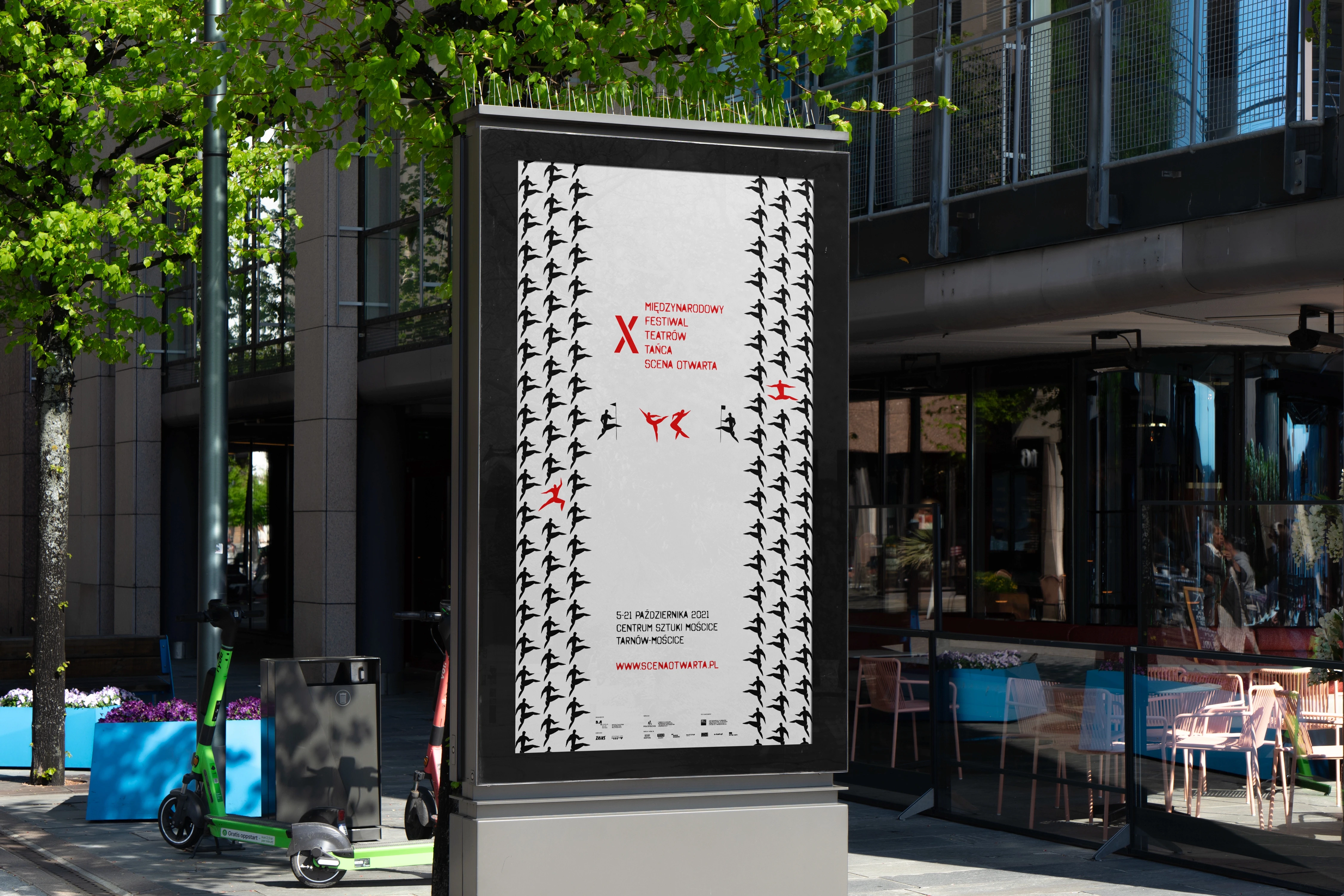 Plakat dla Festiwalu teatrów tańca