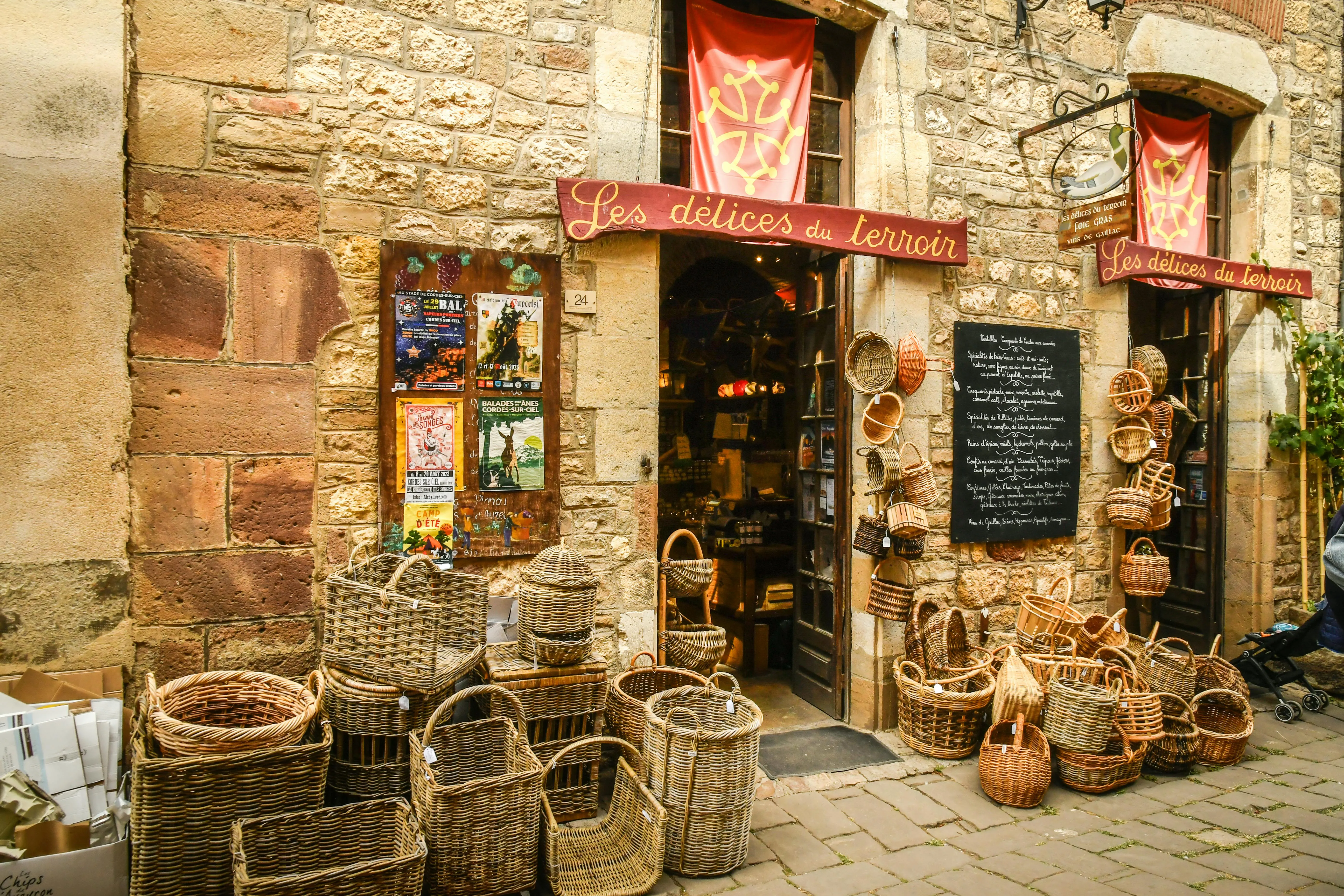 A local products shop in France
