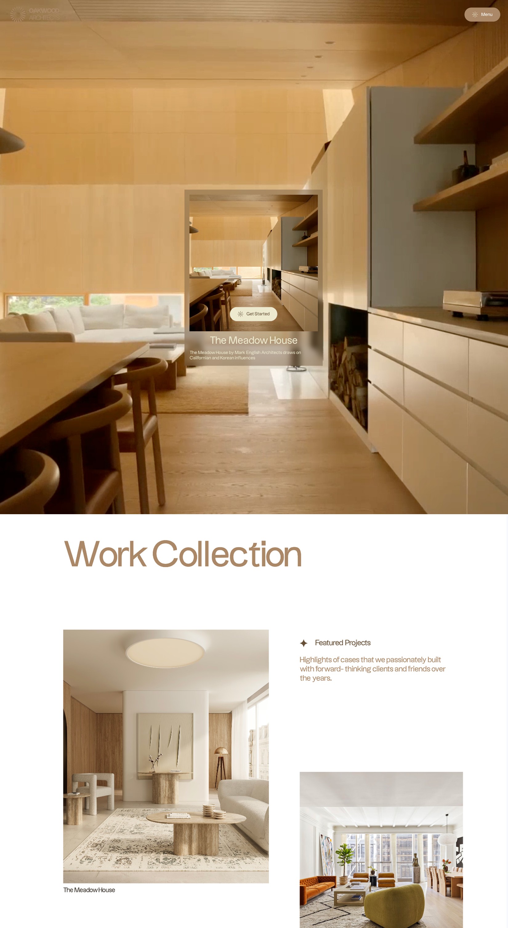 Oakwood - Real Estate Portfolio Website