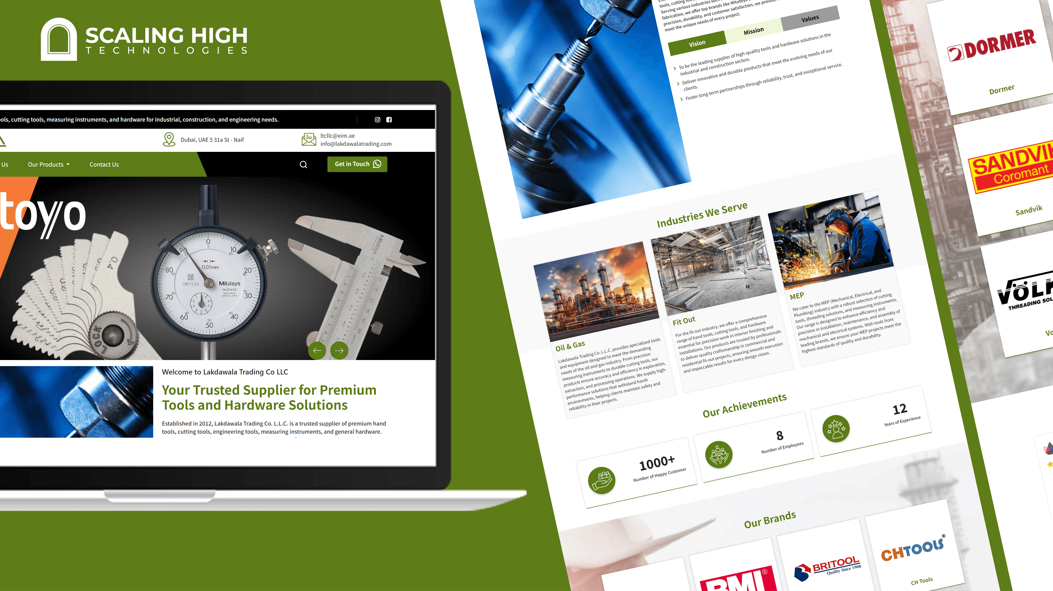 Web Design Showcase Scaling High