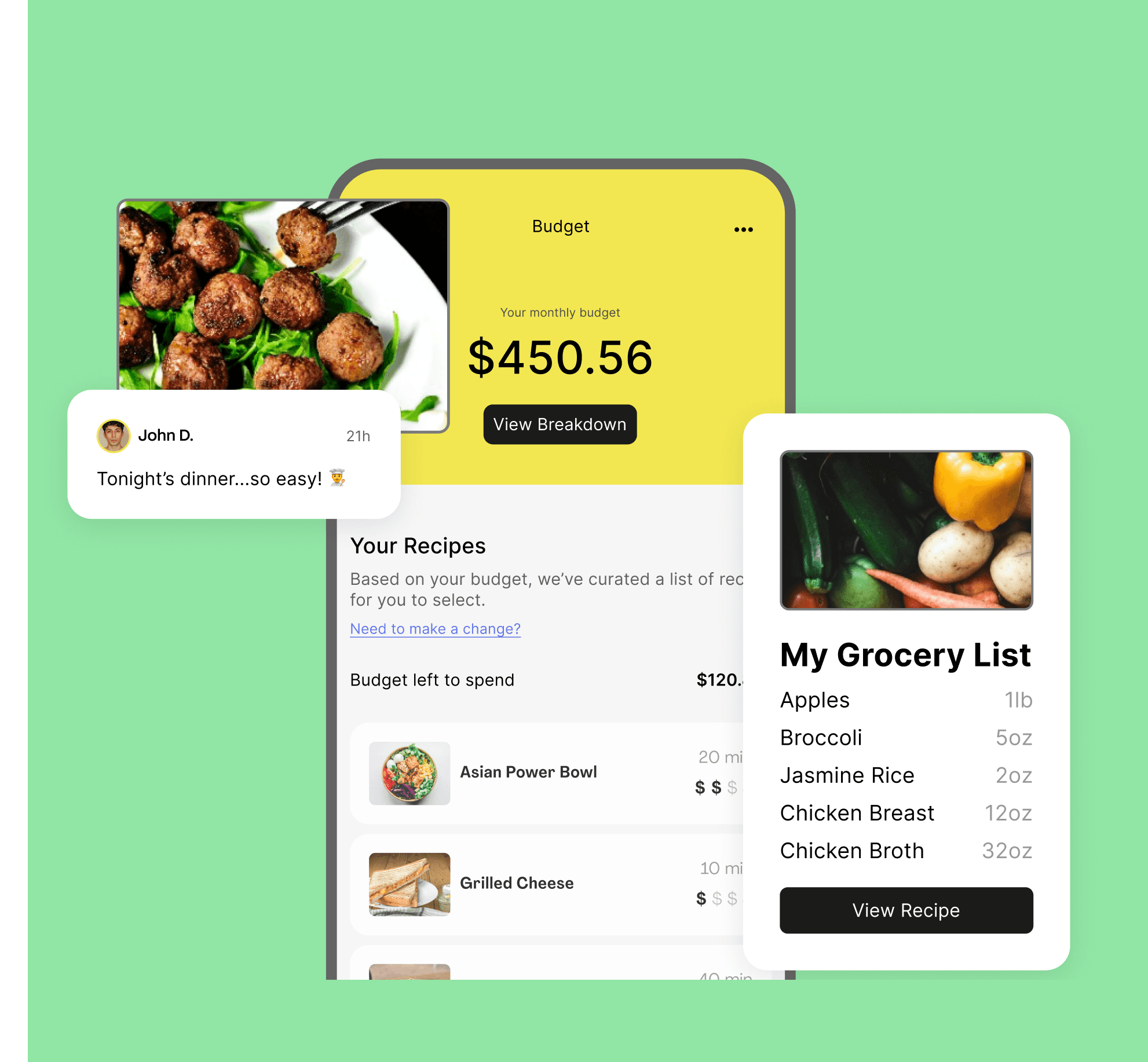 mobile app mockup