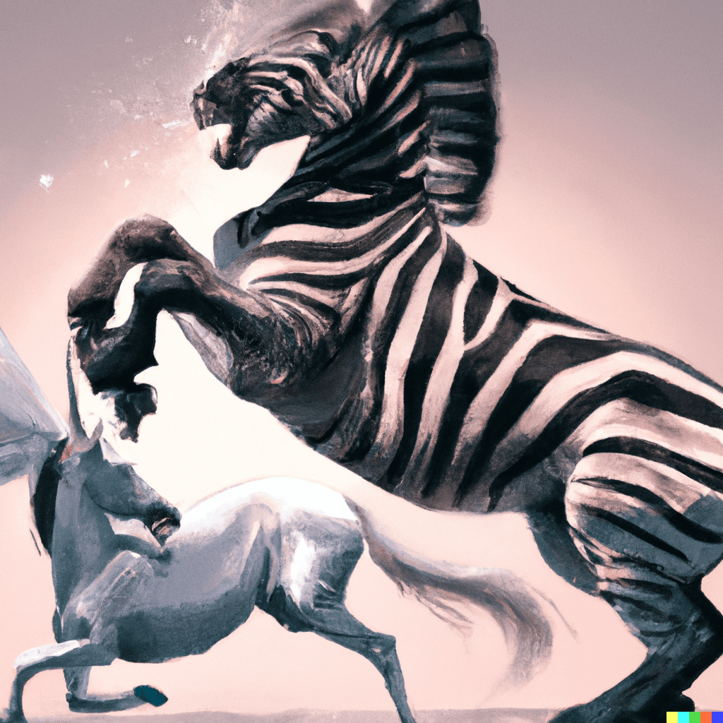 Zebra e unicorno