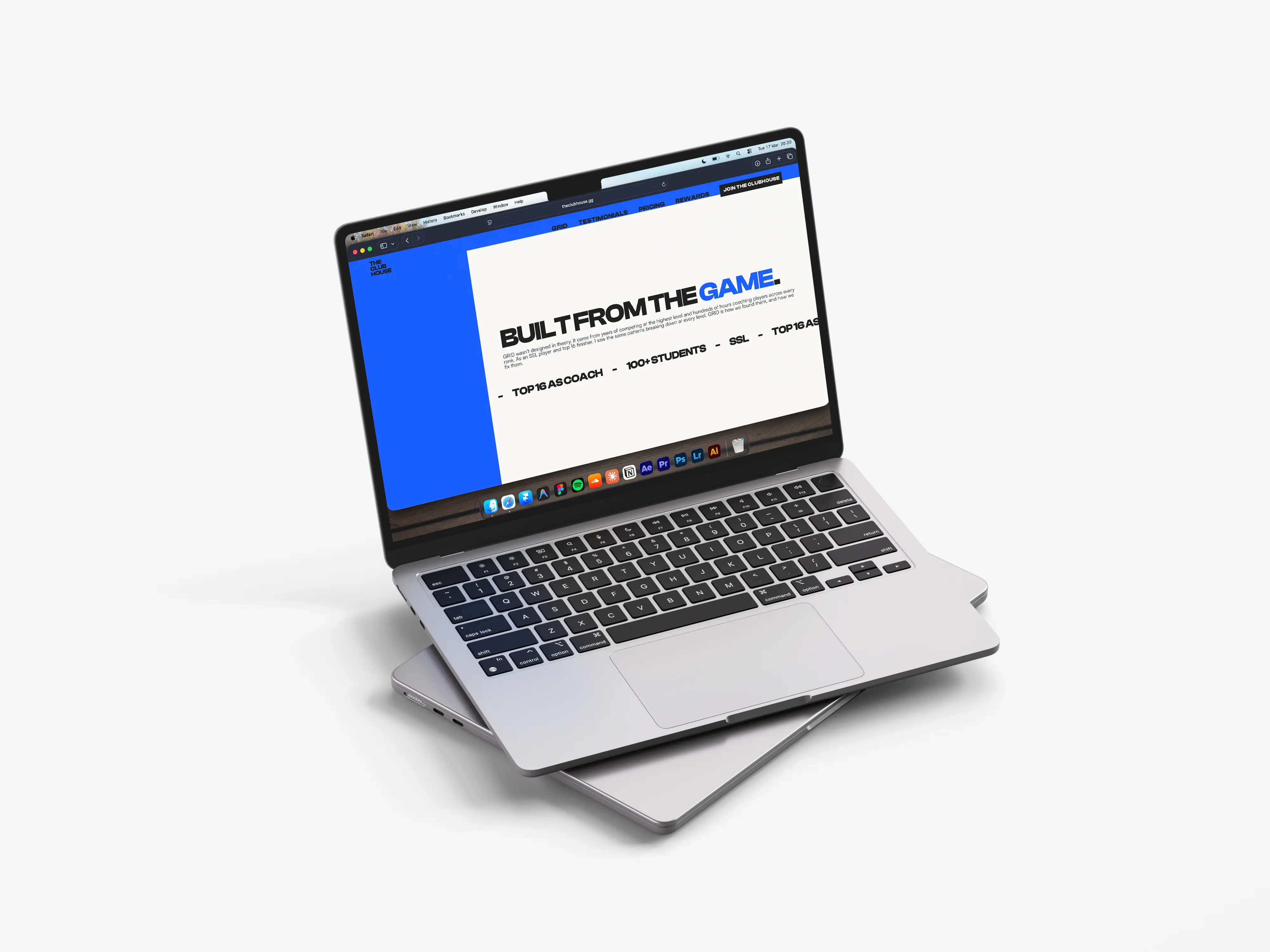 The Clubhouse About Mockup