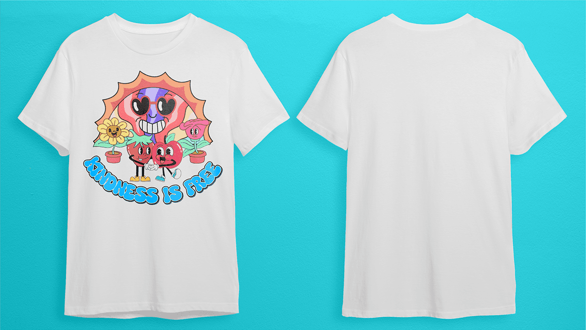 Kindness Is Free T-shirt & Logo Design โ image 3