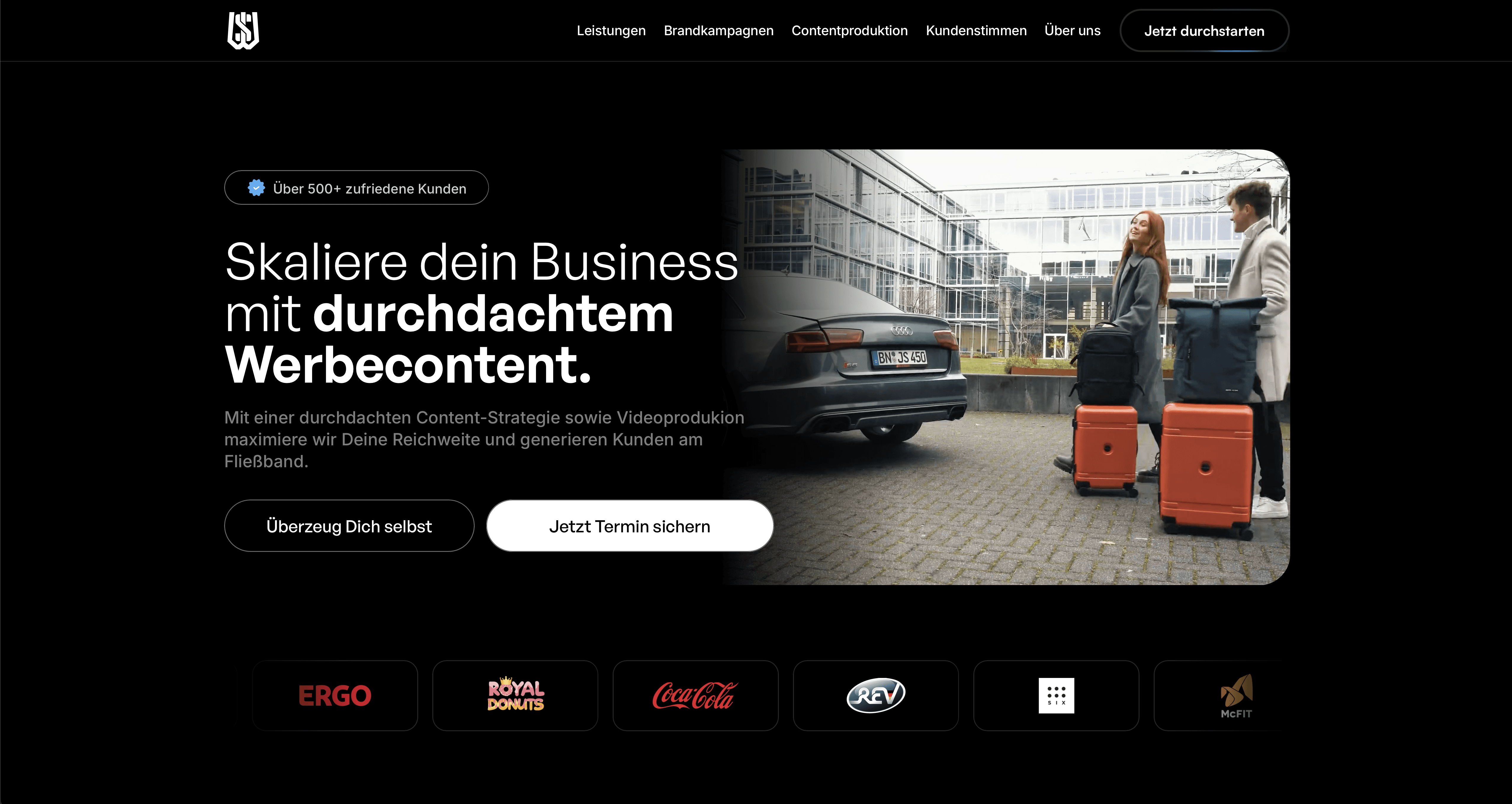 WhiteStudios Marketing Websiste Screenshot
