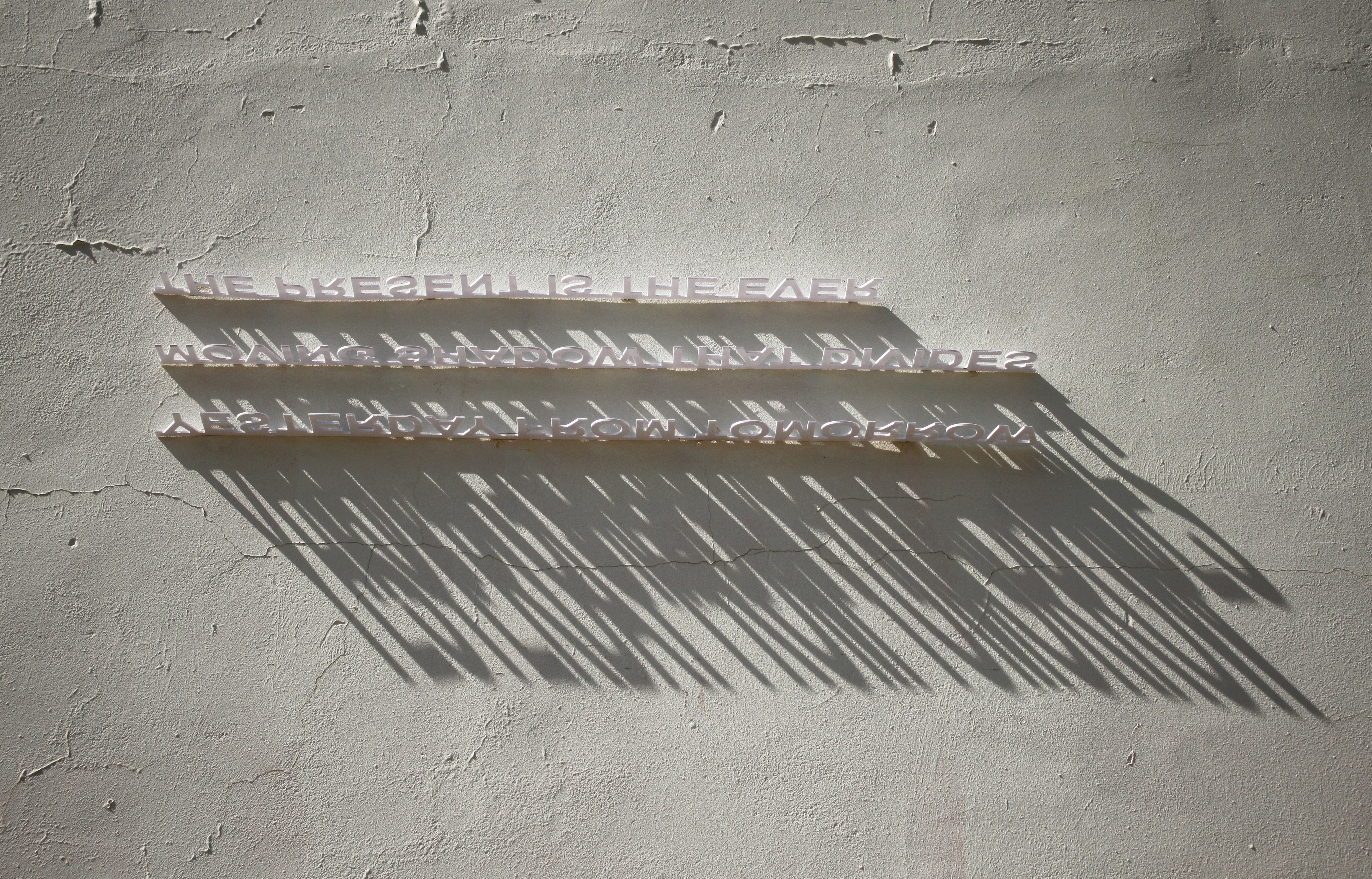 Shadow Words, Strijdom van der Merwe, Destilliray Road, Bosmans Crossing, Stellenbosch, South Africa, uncommissioned, 2025