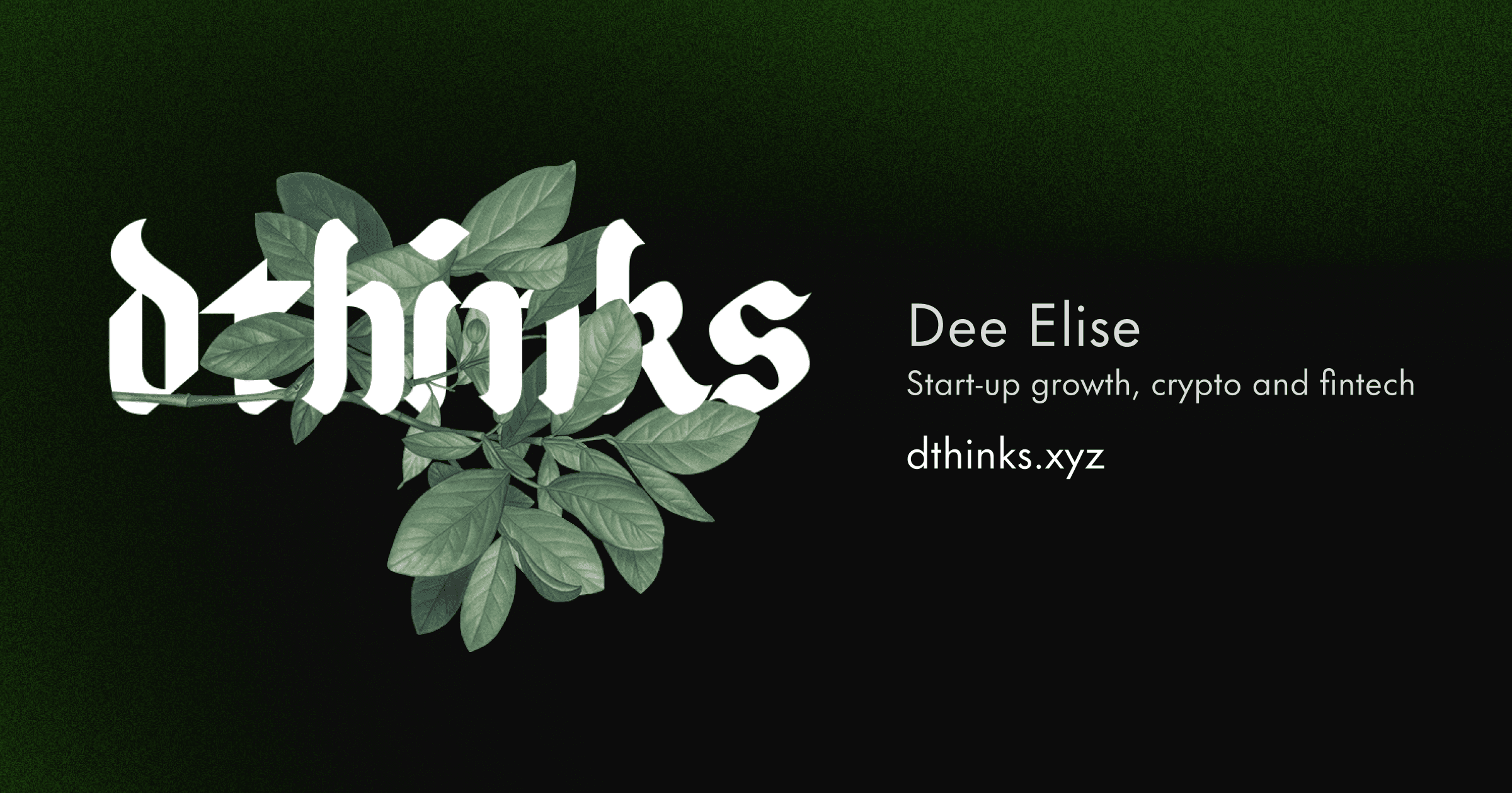 dthinks | Dee Elise Fintech Product Designer
