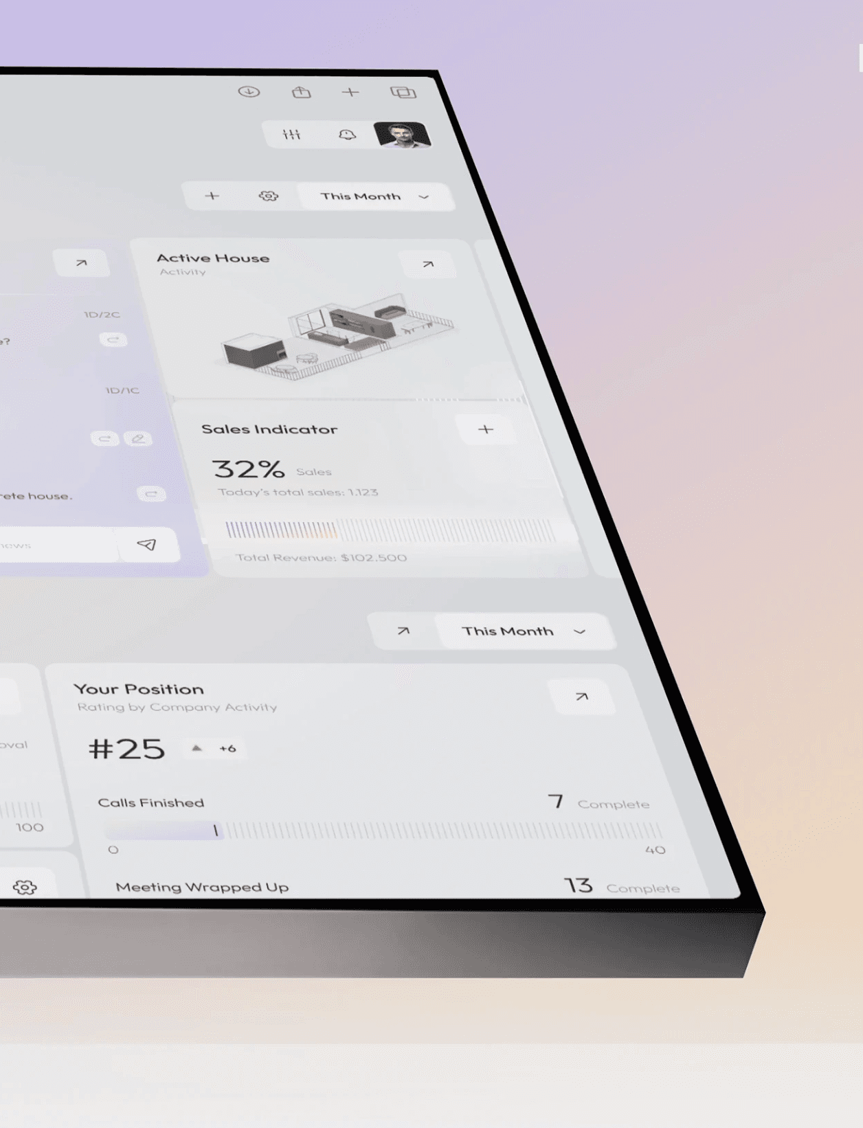 Portrait of portfolio creator – front view