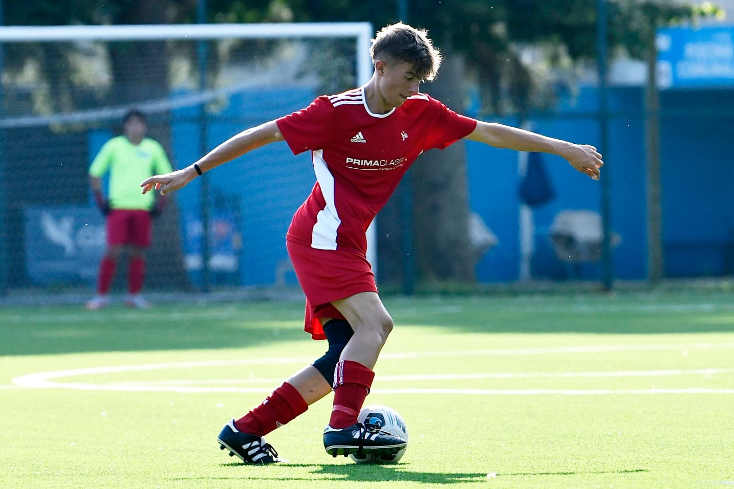 Soccer player during Pianeta Sport Tour