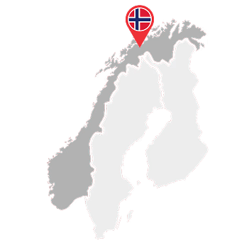 Nillustrated norway map