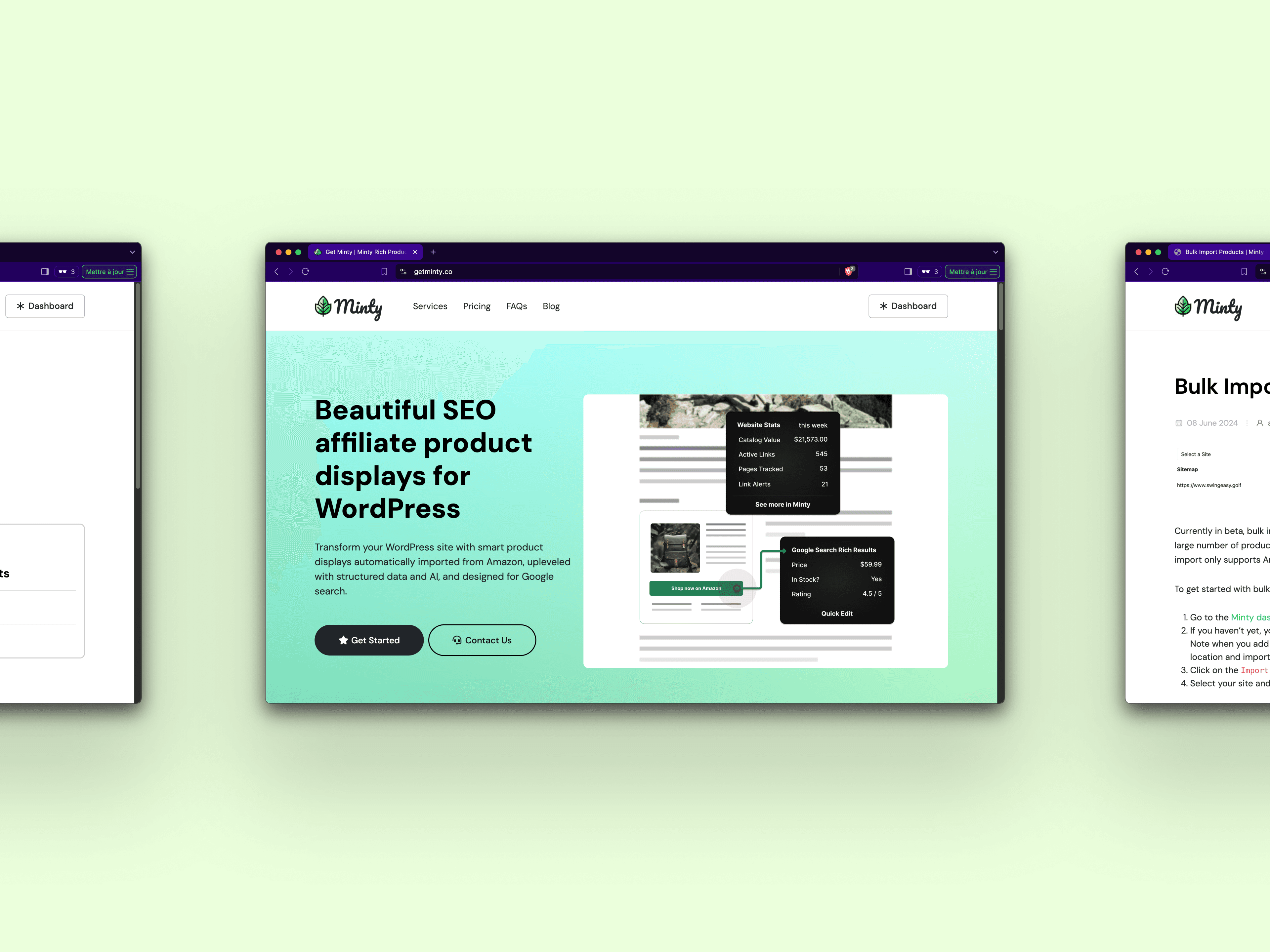 Minty: Testing a Landing Page
