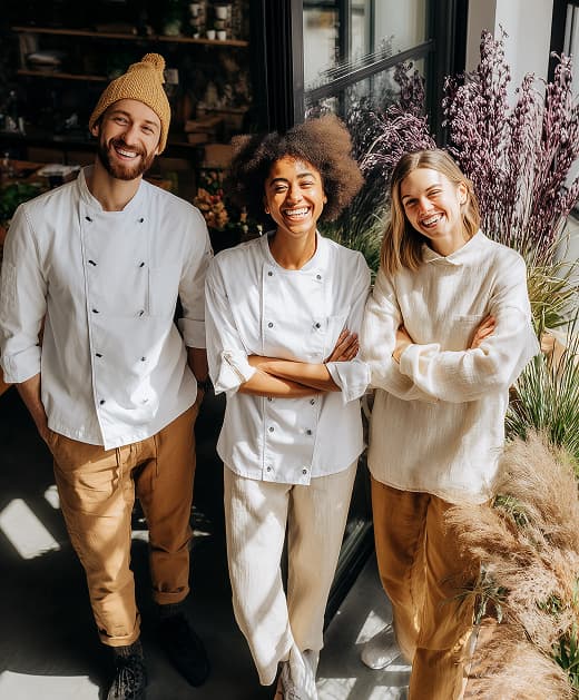 Restaurant employees