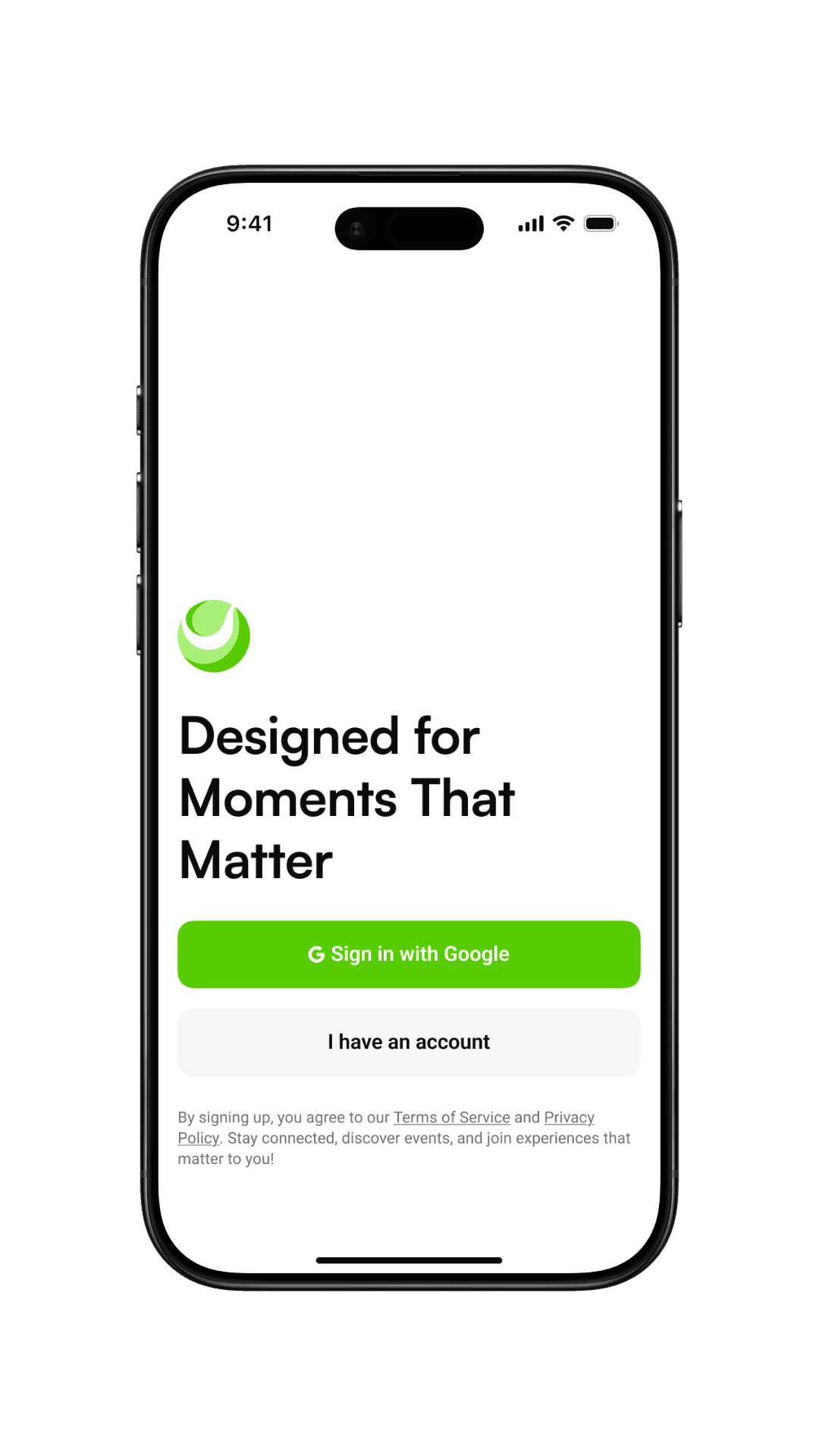 onboarding mockup