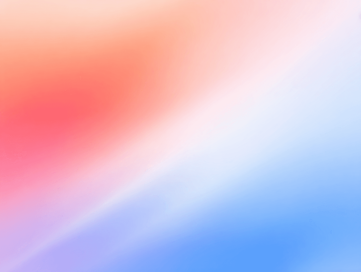 Soft gradient of warm red to cool blue.