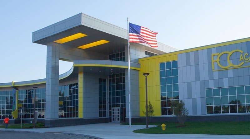 Photo shows Flint Cultural Academy Exterior